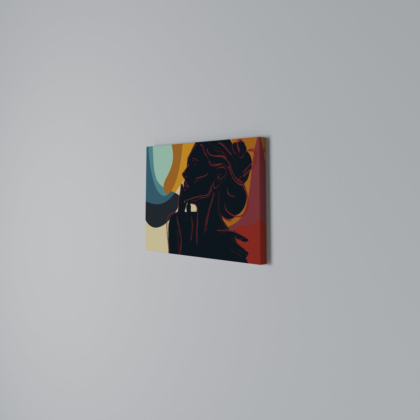 SILHOUETTE SONATA Horizontal Canvas Print