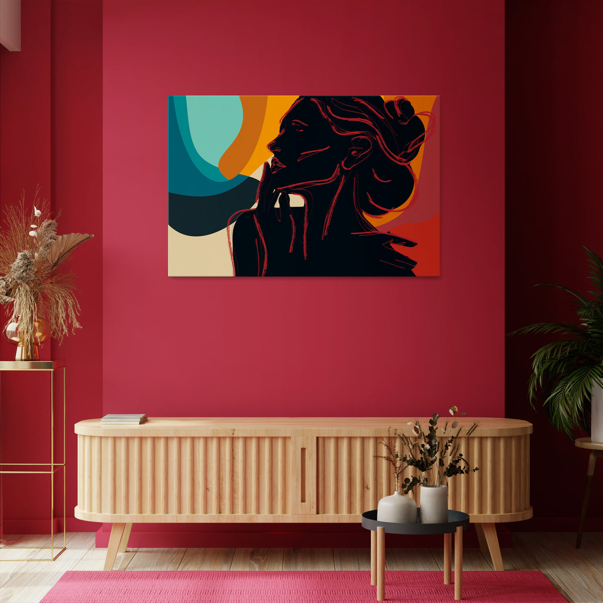 SILHOUETTE SONATA Horizontal Canvas Print