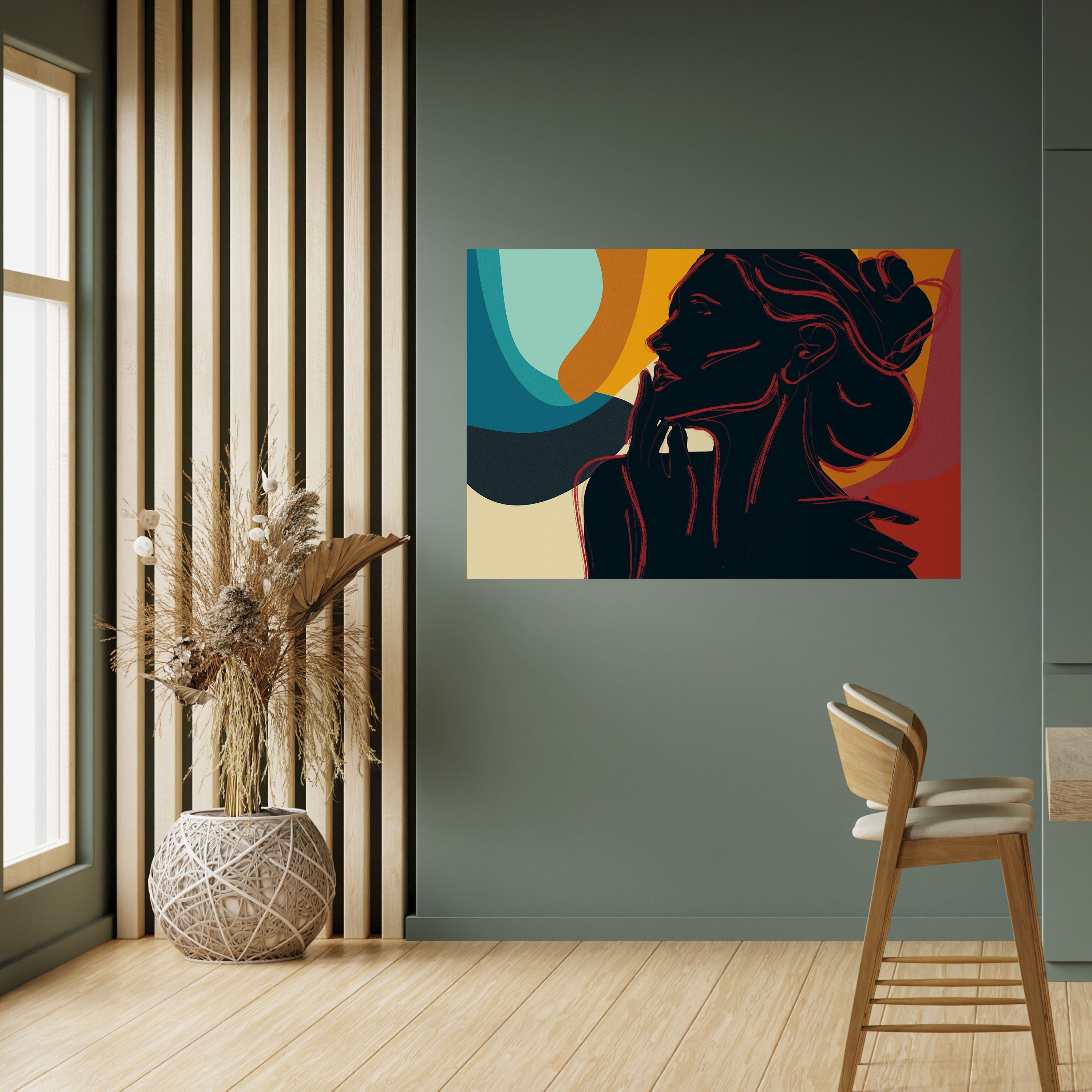 Affiche horizontale autocollante SILHOUETTE SONATA