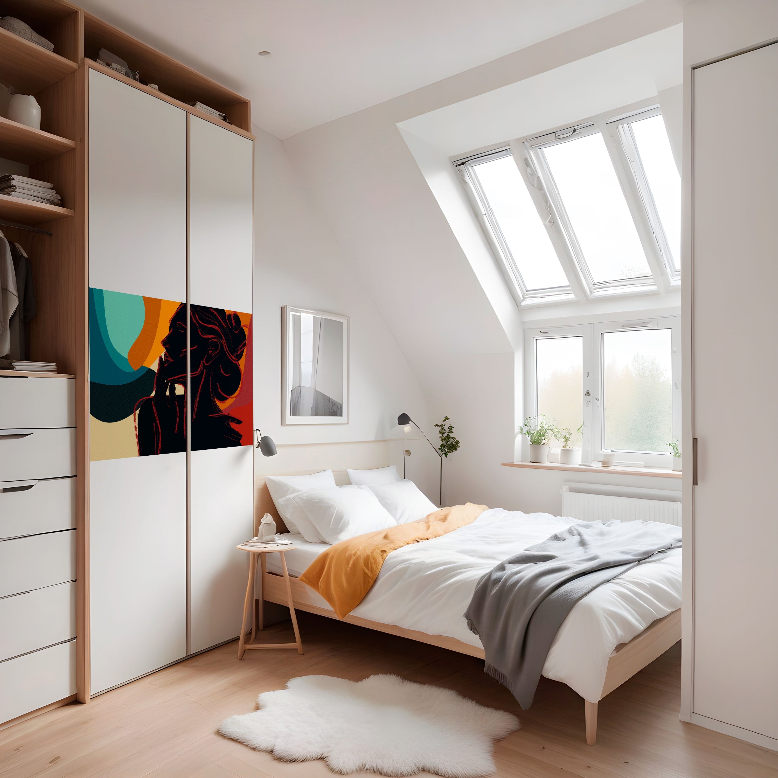 Affiche horizontale autocollante SILHOUETTE SONATA