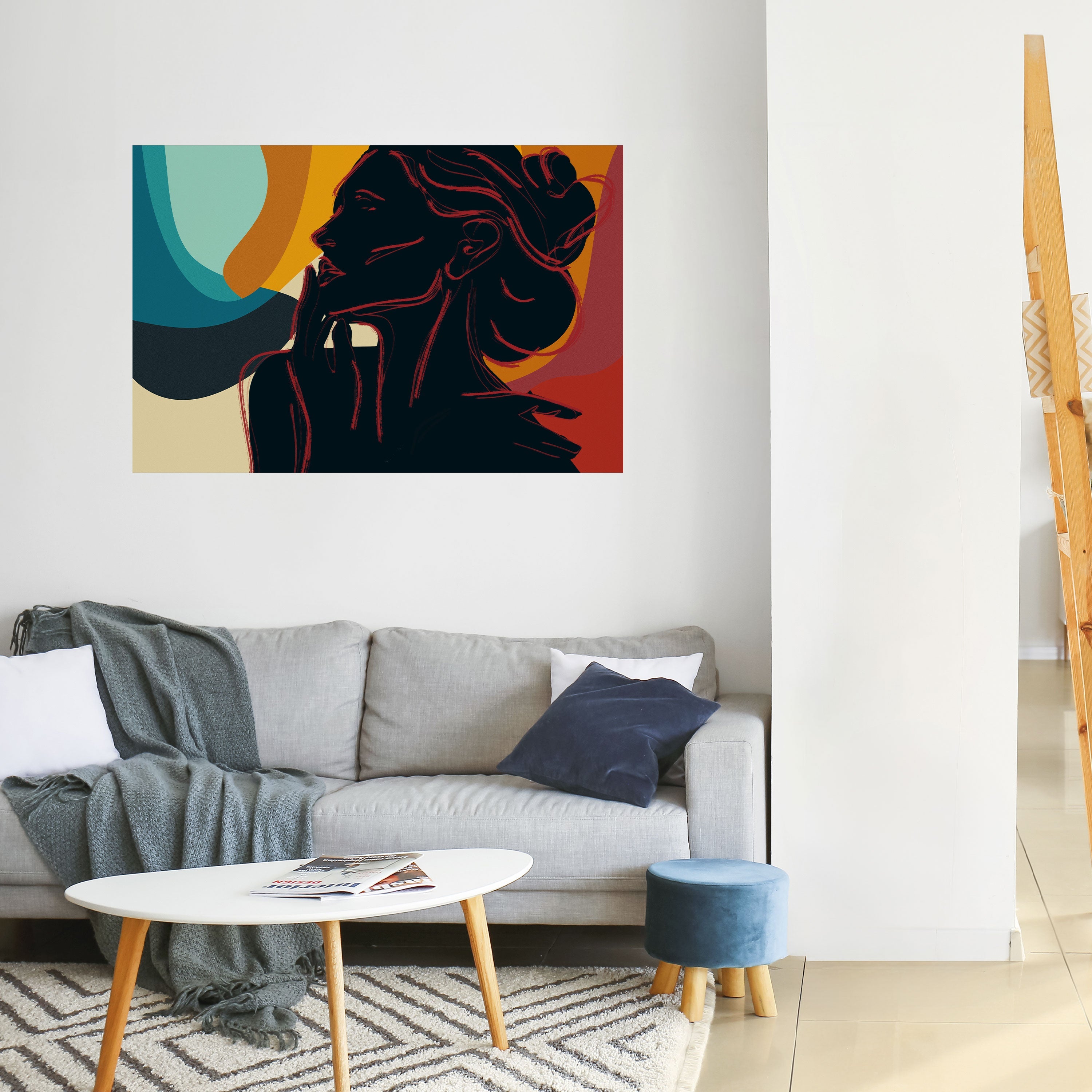 Affiche horizontale autocollante SILHOUETTE SONATA