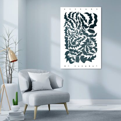 ETHEREAL ORNAMENT Vertical Canvas Print