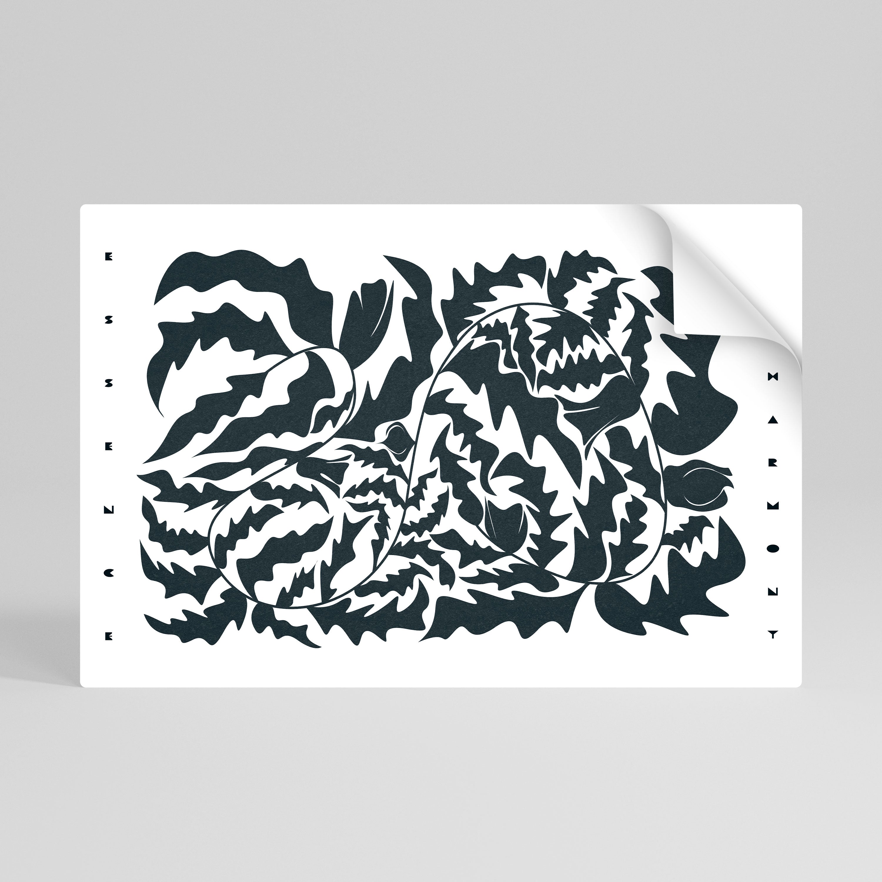 Affiche horizontale autocollante ETHEREAL ORNAMENT