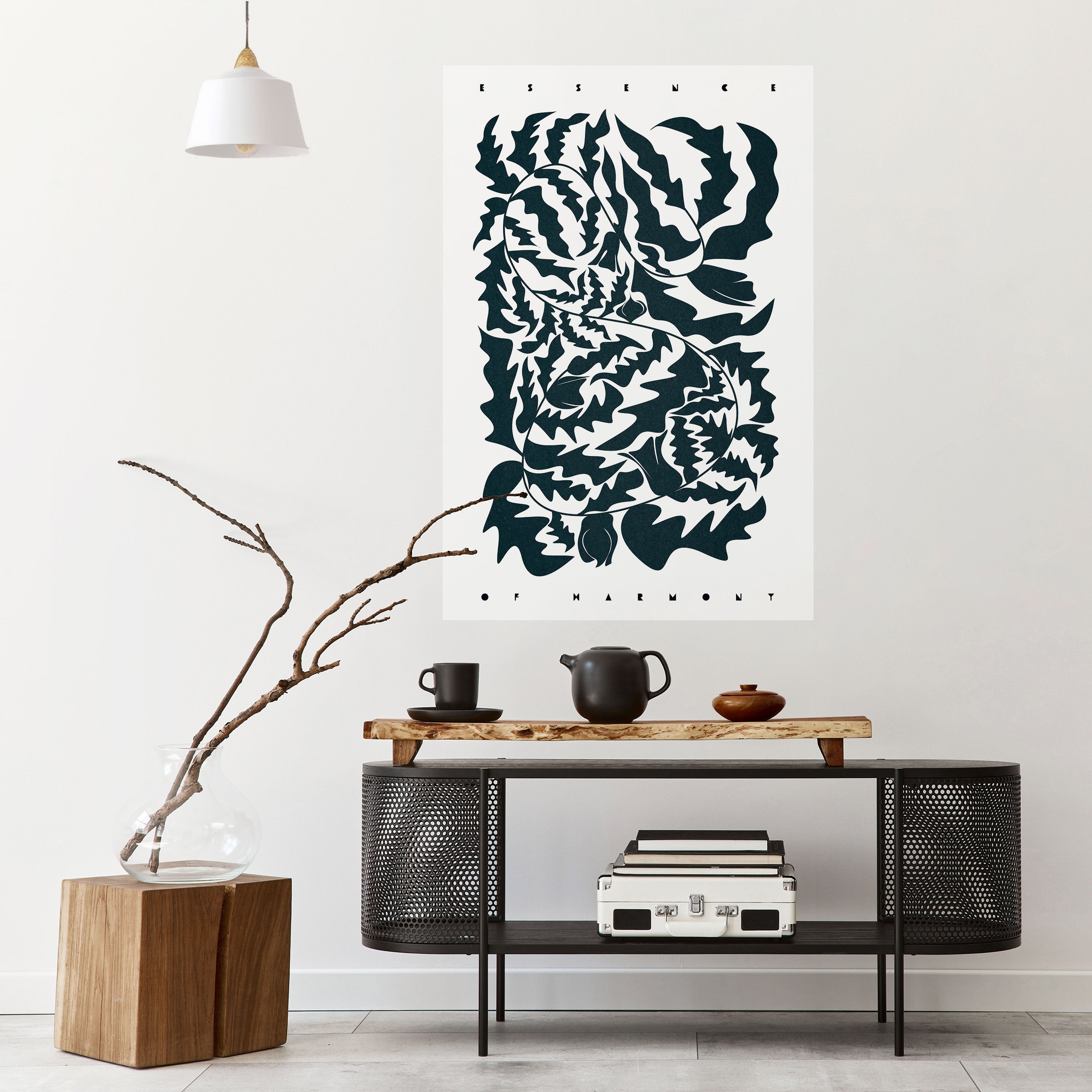 Affiche verticale autocollante ETHEREAL ORNAMENT
