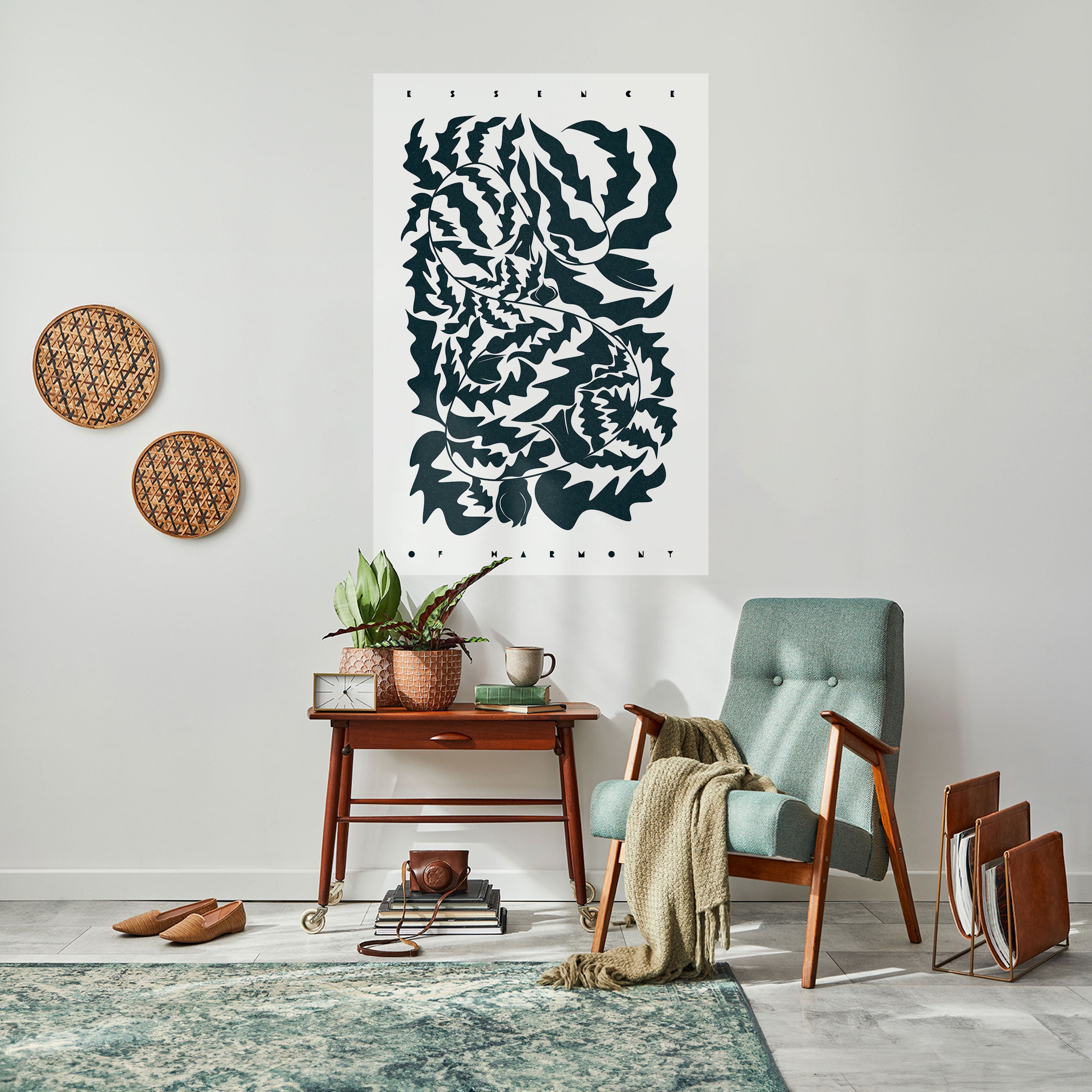 Affiche verticale autocollante ETHEREAL ORNAMENT