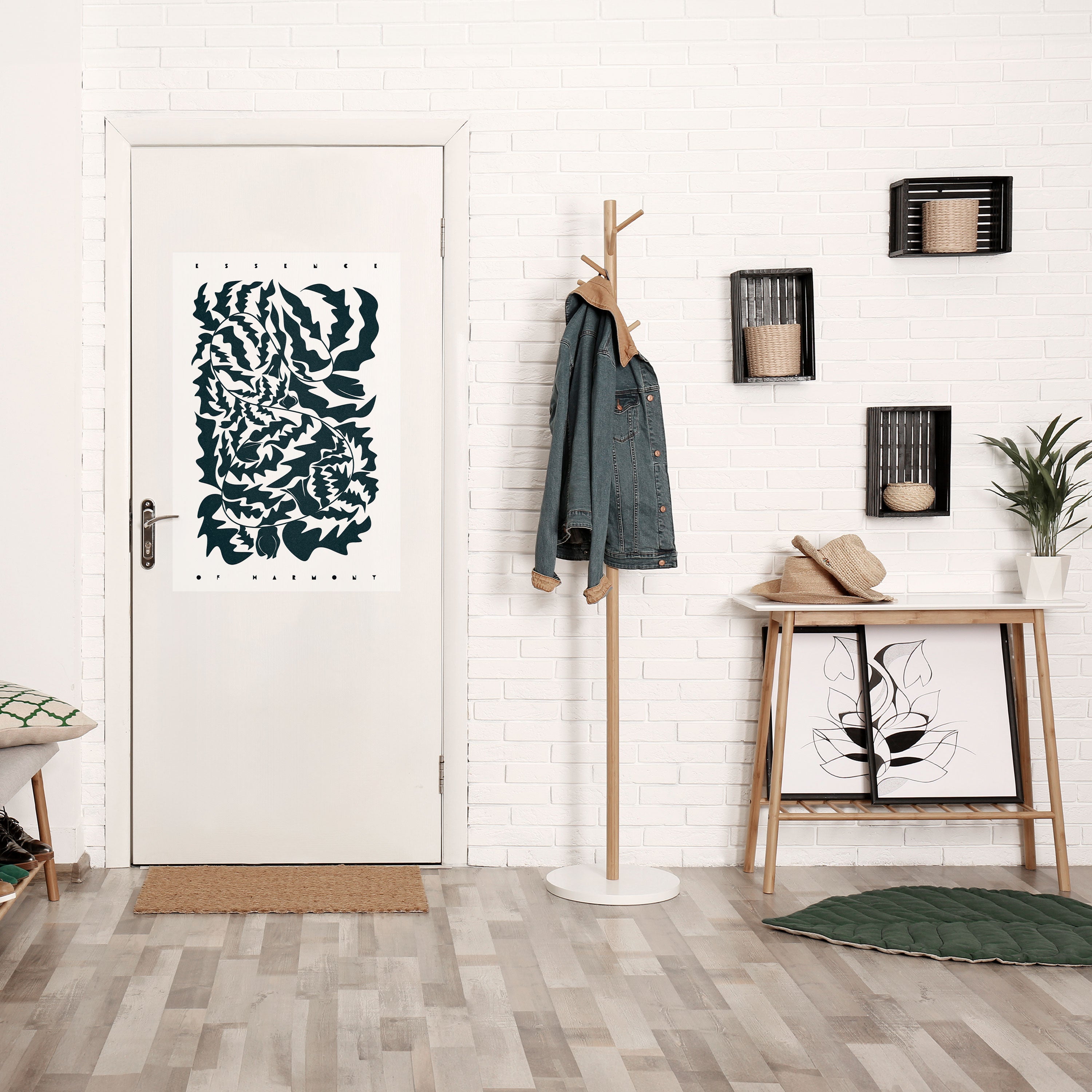 Affiche verticale autocollante ETHEREAL ORNAMENT