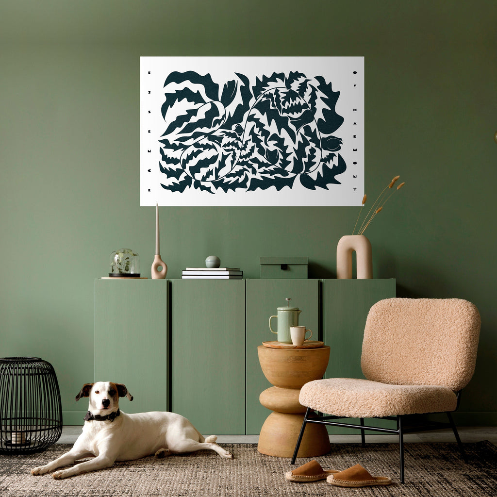 Affiche horizontale autocollante ETHEREAL ORNAMENT