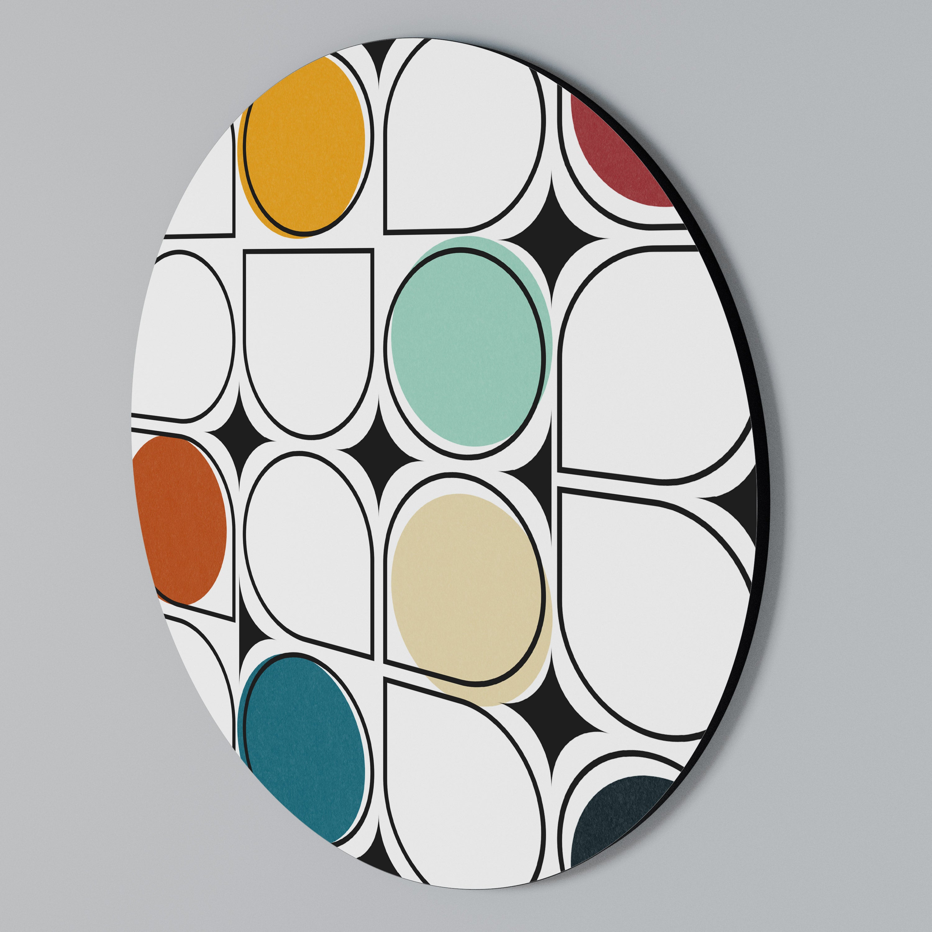 HUE HARMONY Round Wall Art