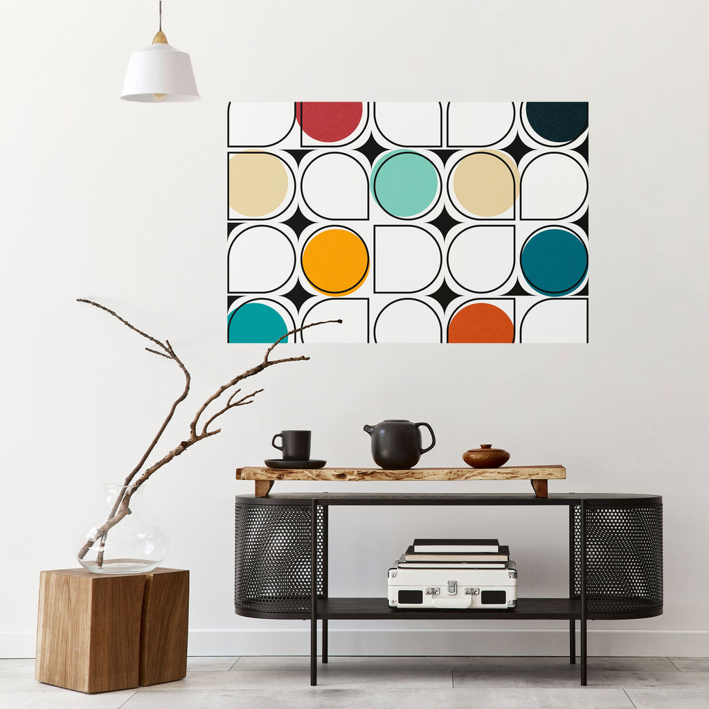 Affiche horizontale autocollante HUE HARMONY