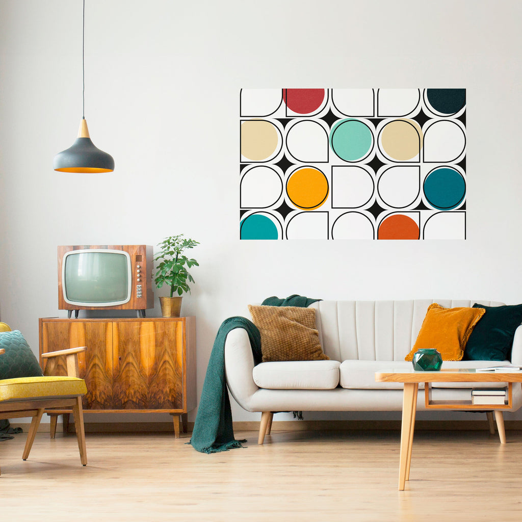 Affiche horizontale autocollante HUE HARMONY