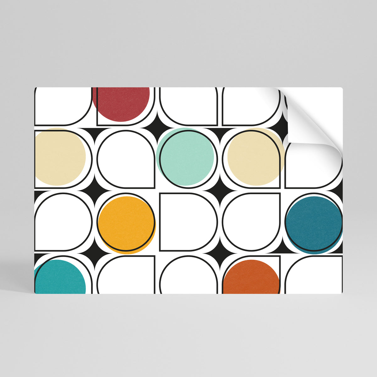 HUE HARMONY Peel and Stick Horizontal Poster