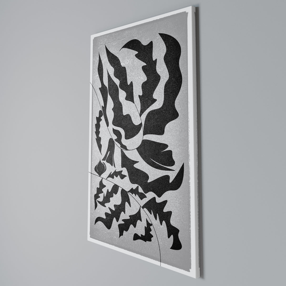 SHARP SHADOWS Vertical Canvas Print