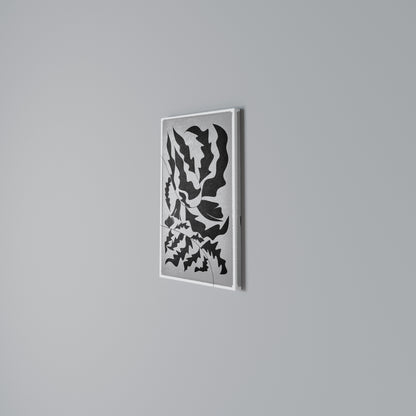 SHARP SHADOWS Vertical Canvas Print