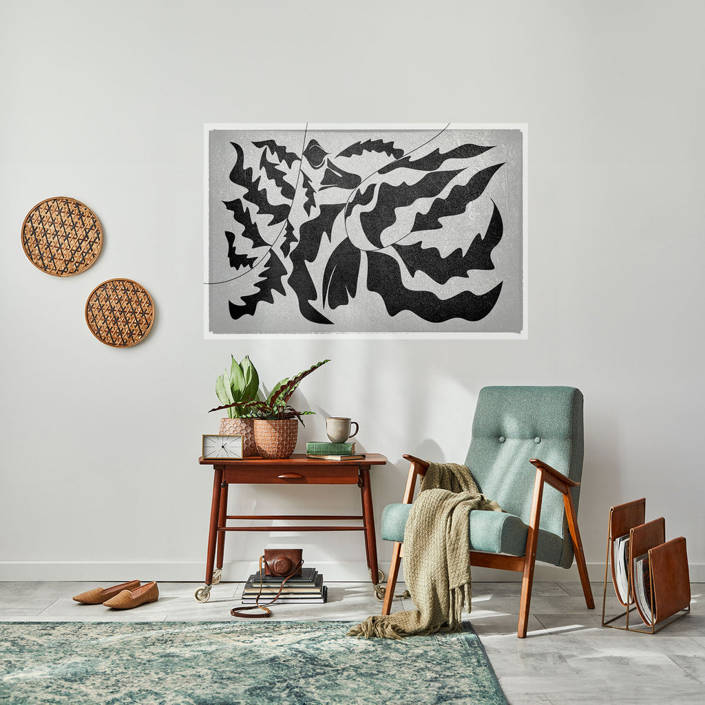 Affiche horizontale autocollante SHARP SHADOWS