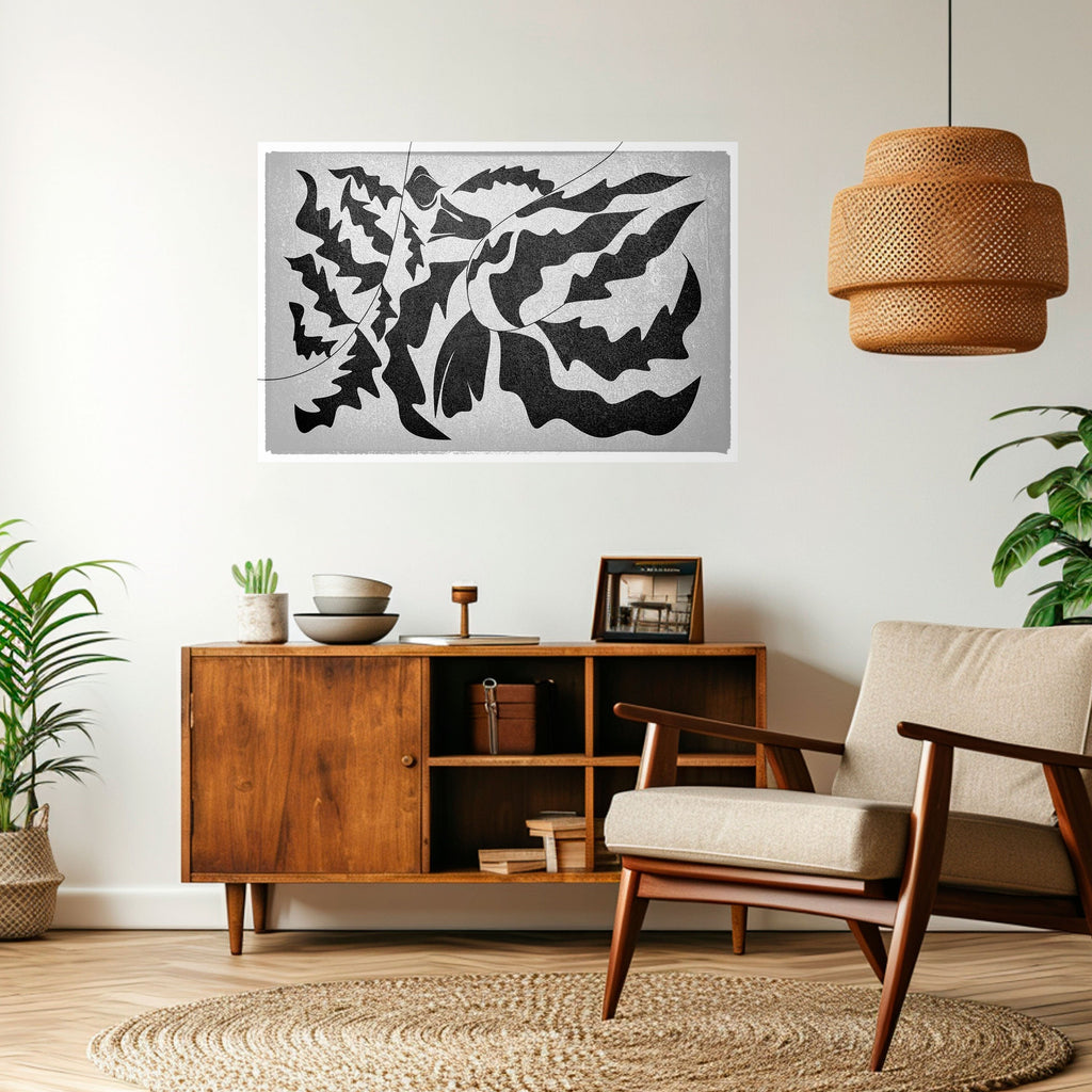 Affiche horizontale autocollante SHARP SHADOWS