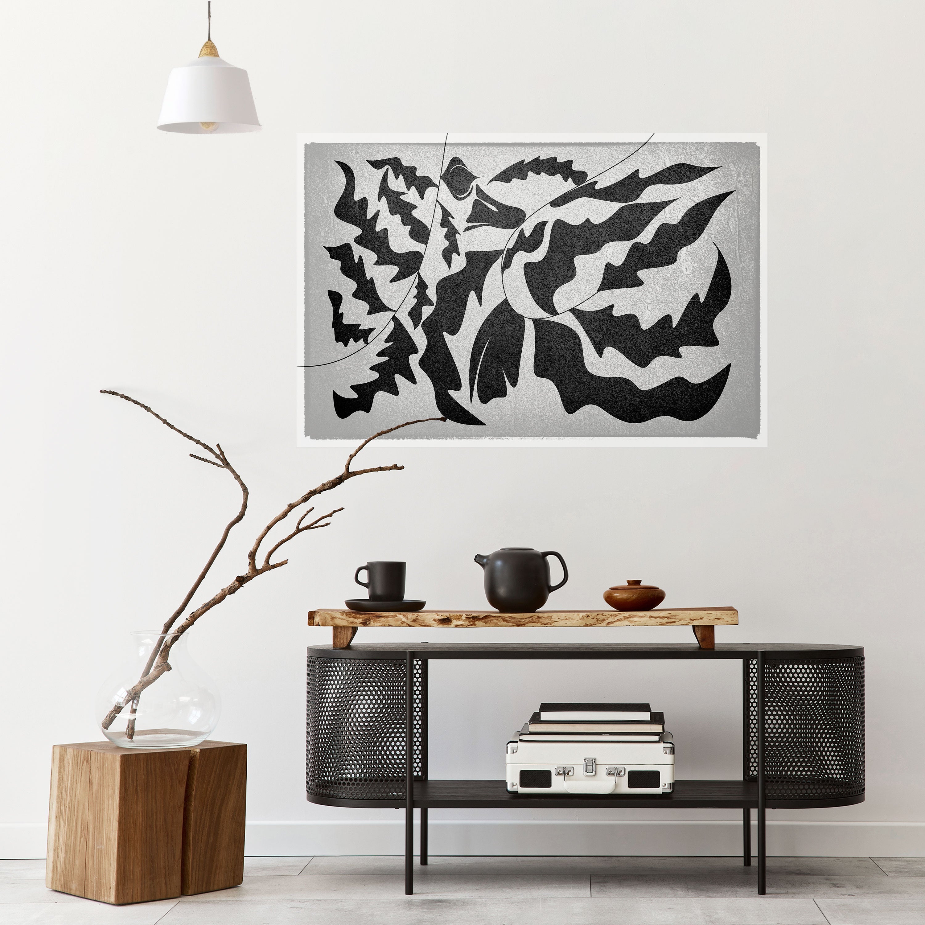 Affiche horizontale autocollante SHARP SHADOWS