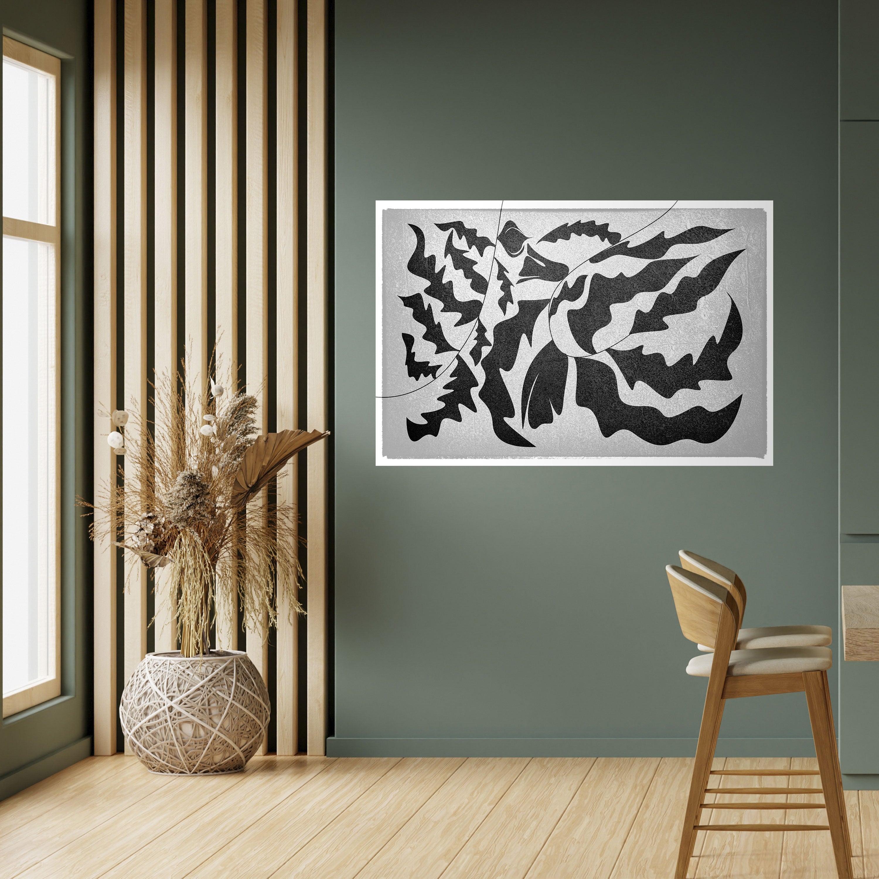 Affiche horizontale autocollante SHARP SHADOWS