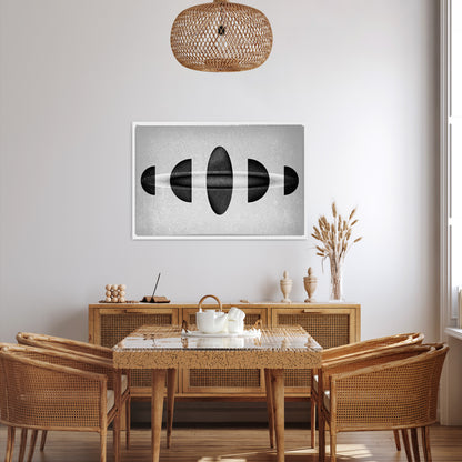 OBSIDIAN ODYSSEY Horizontal Canvas Print