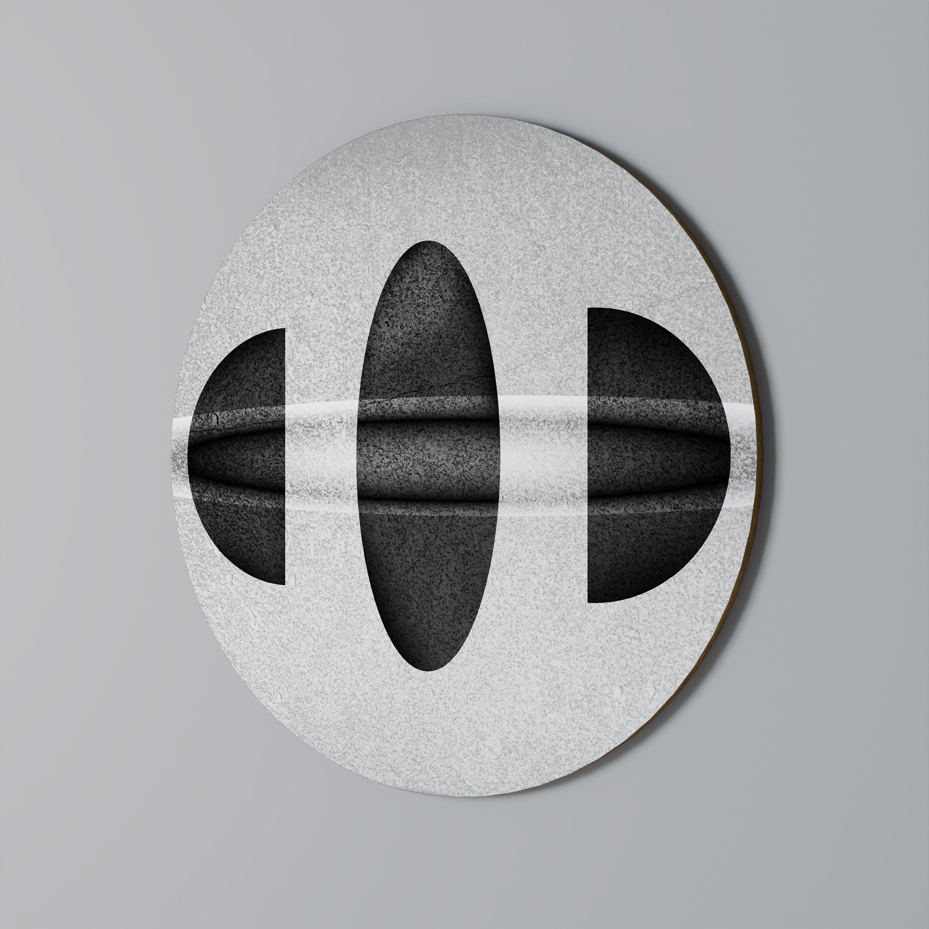 OBSIDIAN ODYSSEY Décoration murale ronde