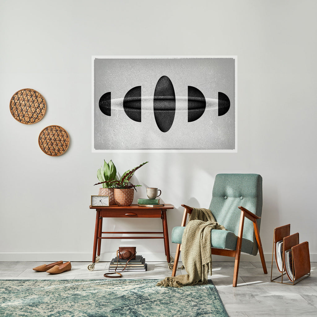 Affiche horizontale autocollante OBSIDIAN ODYSSEY