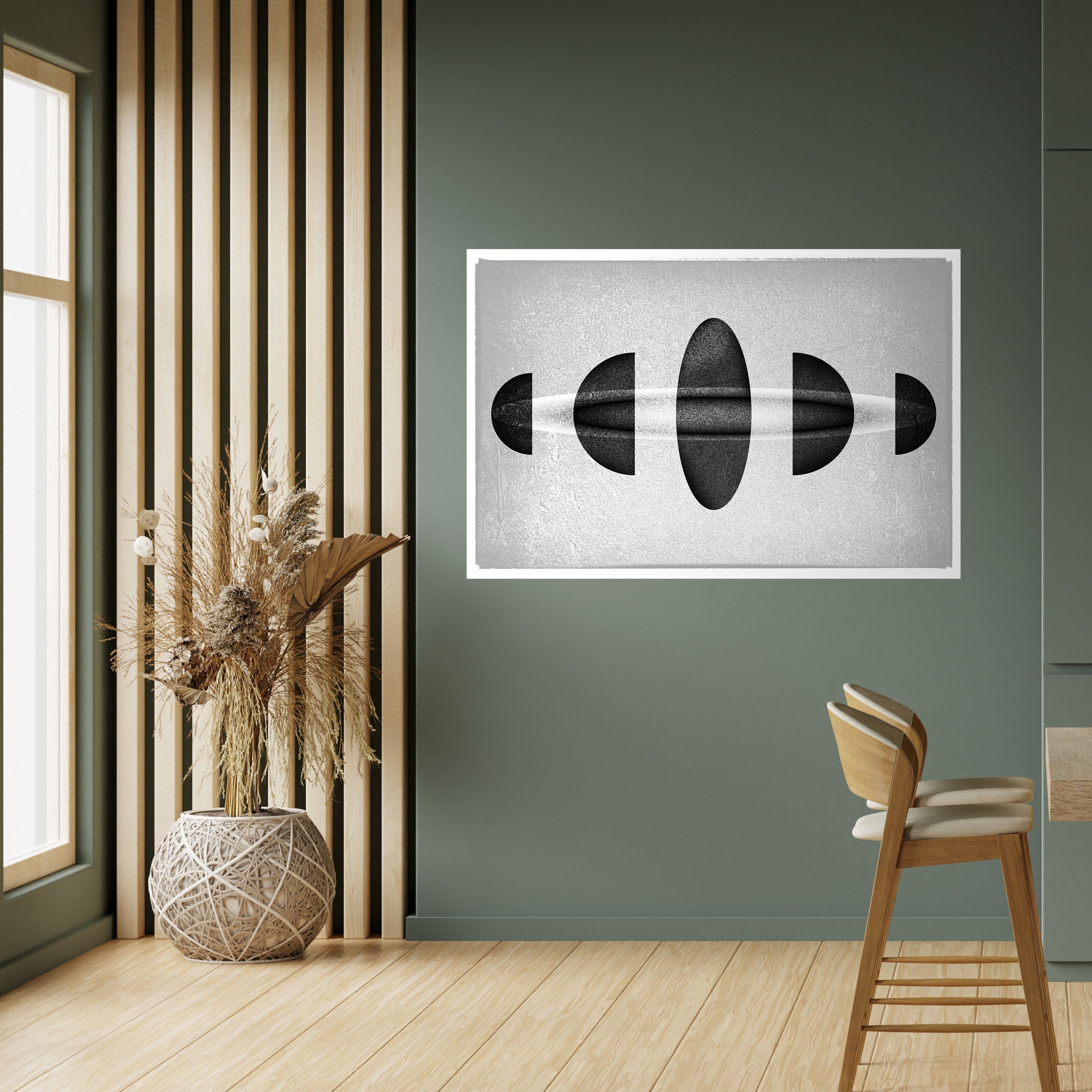 Affiche horizontale autocollante OBSIDIAN ODYSSEY