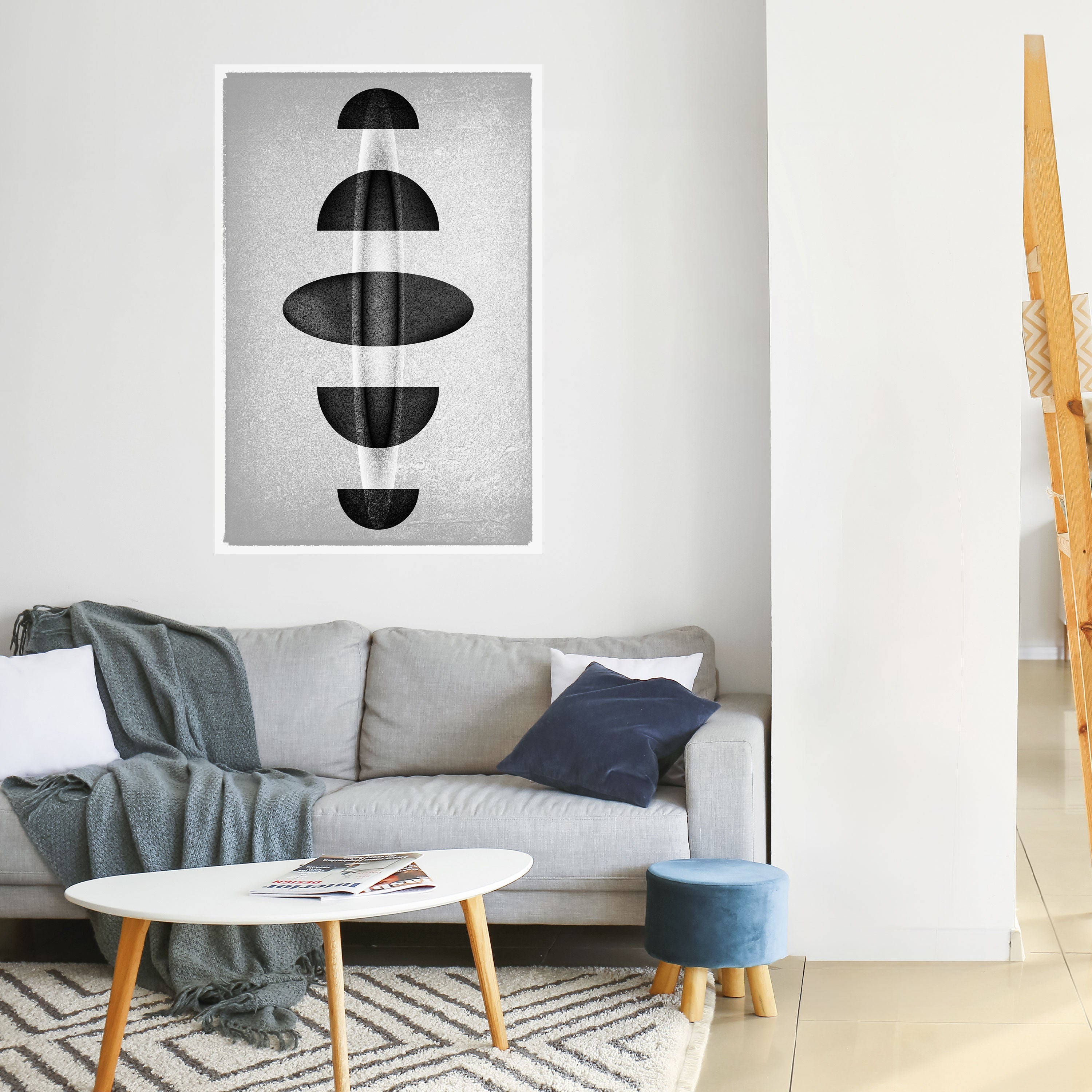 Affiche verticale autocollante OBSIDIAN ODYSSEY