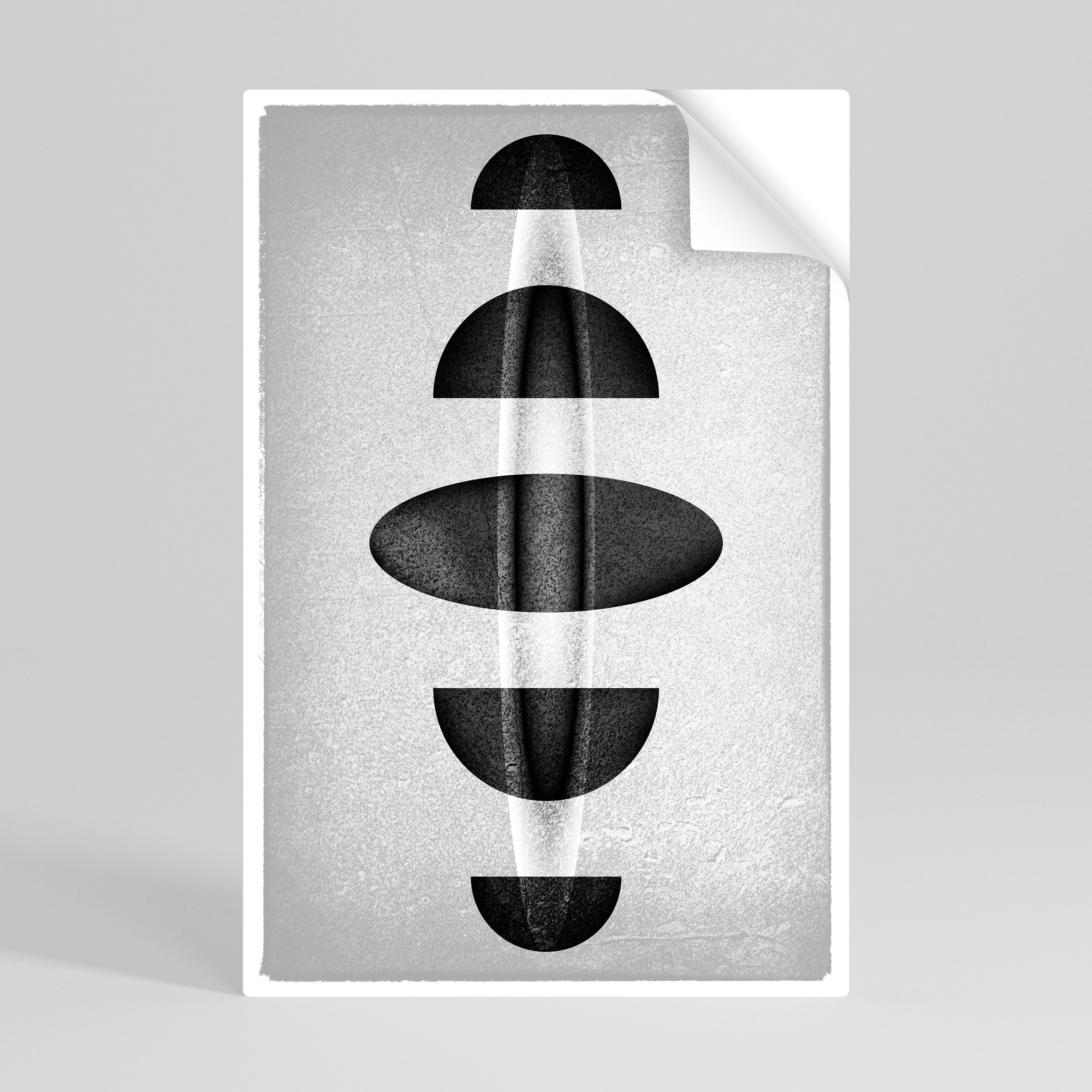 Affiche verticale autocollante OBSIDIAN ODYSSEY