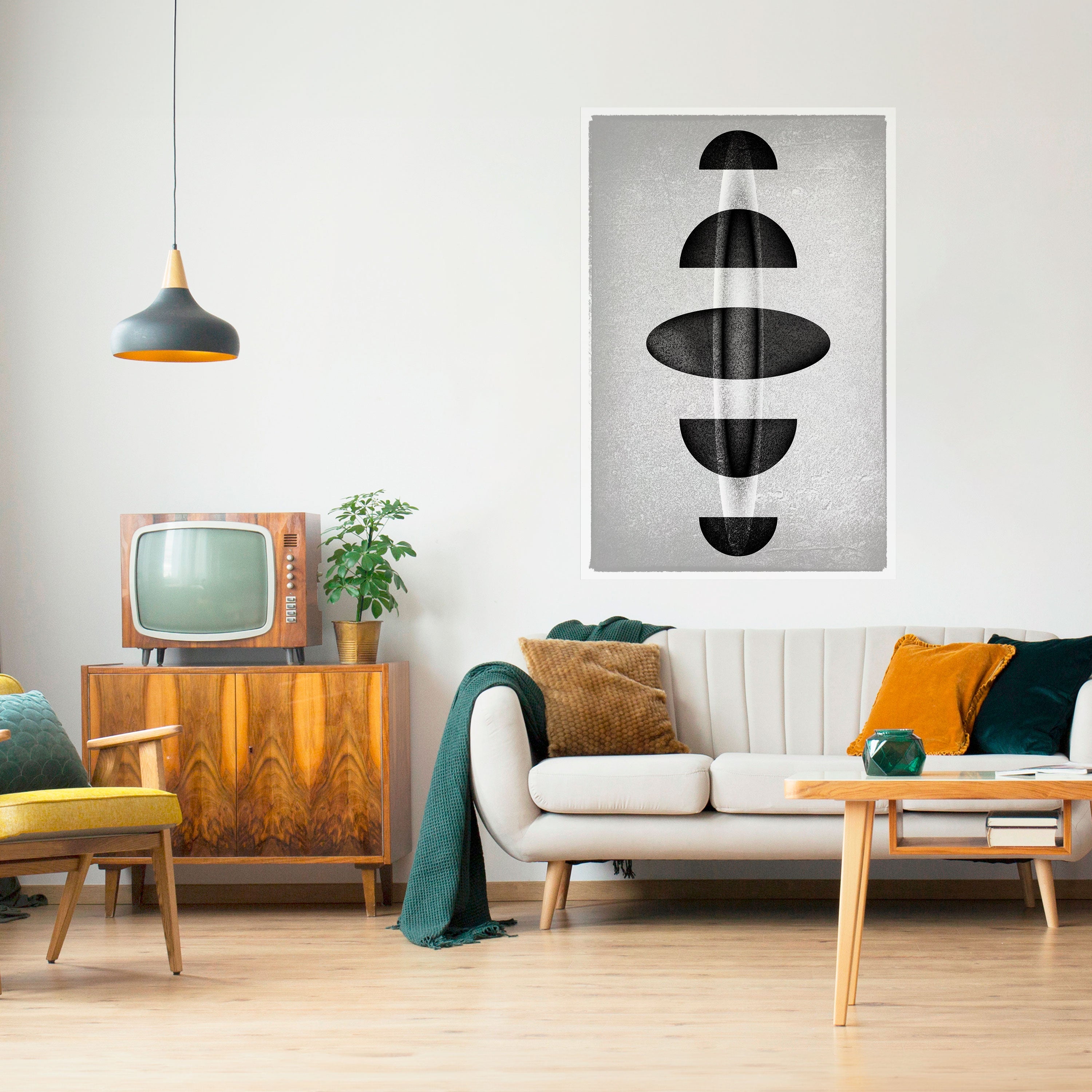 Affiche verticale autocollante OBSIDIAN ODYSSEY
