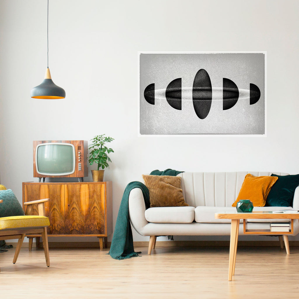 Affiche horizontale autocollante OBSIDIAN ODYSSEY