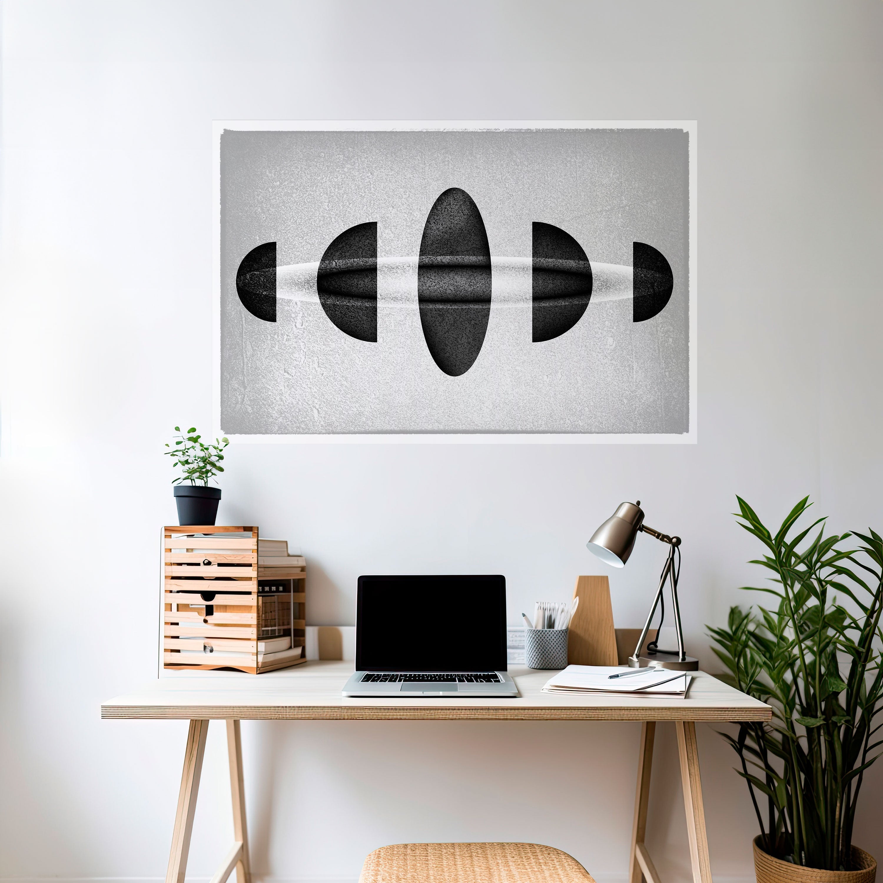 Affiche horizontale autocollante OBSIDIAN ODYSSEY