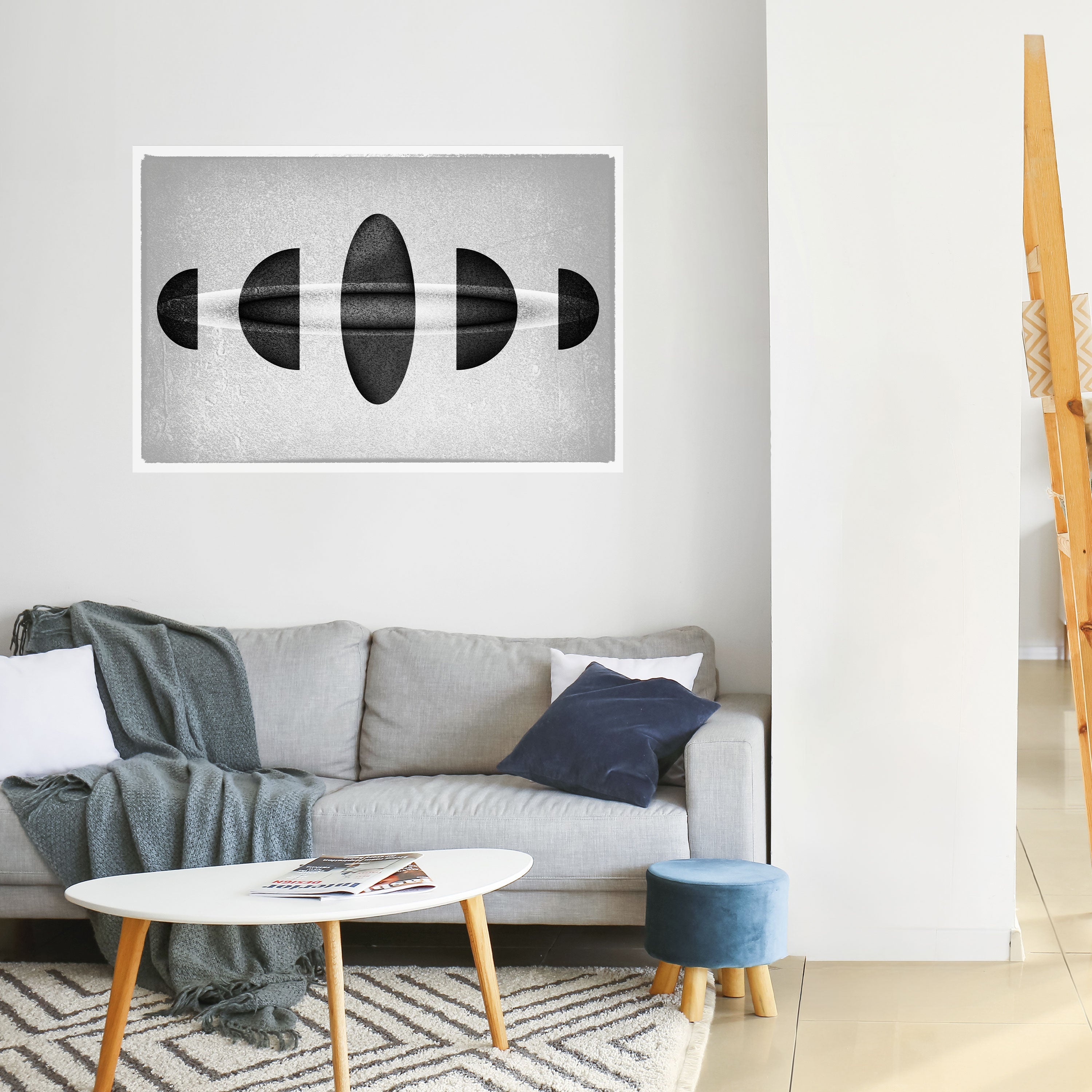 Affiche horizontale autocollante OBSIDIAN ODYSSEY