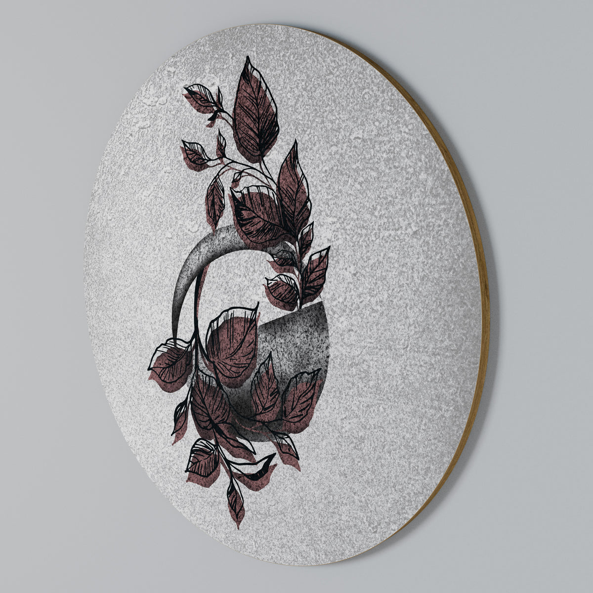 GRAPHIC WONDER Round Wall Art