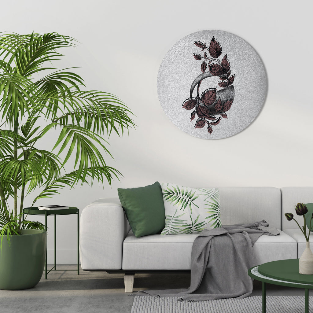 MERVEILLE GRAPHIQUE Art mural rond