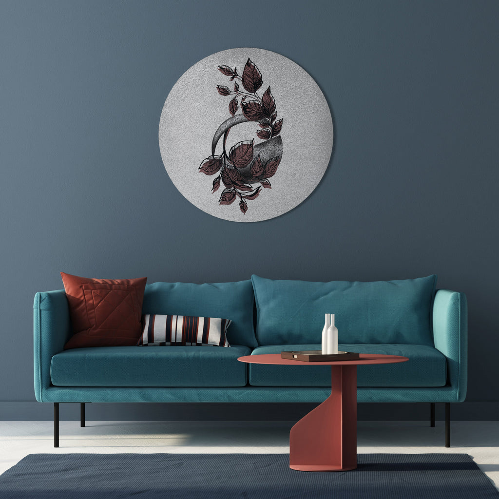 MERVEILLE GRAPHIQUE Art mural rond