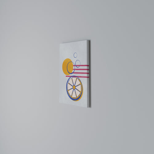 CITRUS SPARK Vertical Canvas Print