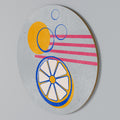 CITRUS SPARK Round Wall Art