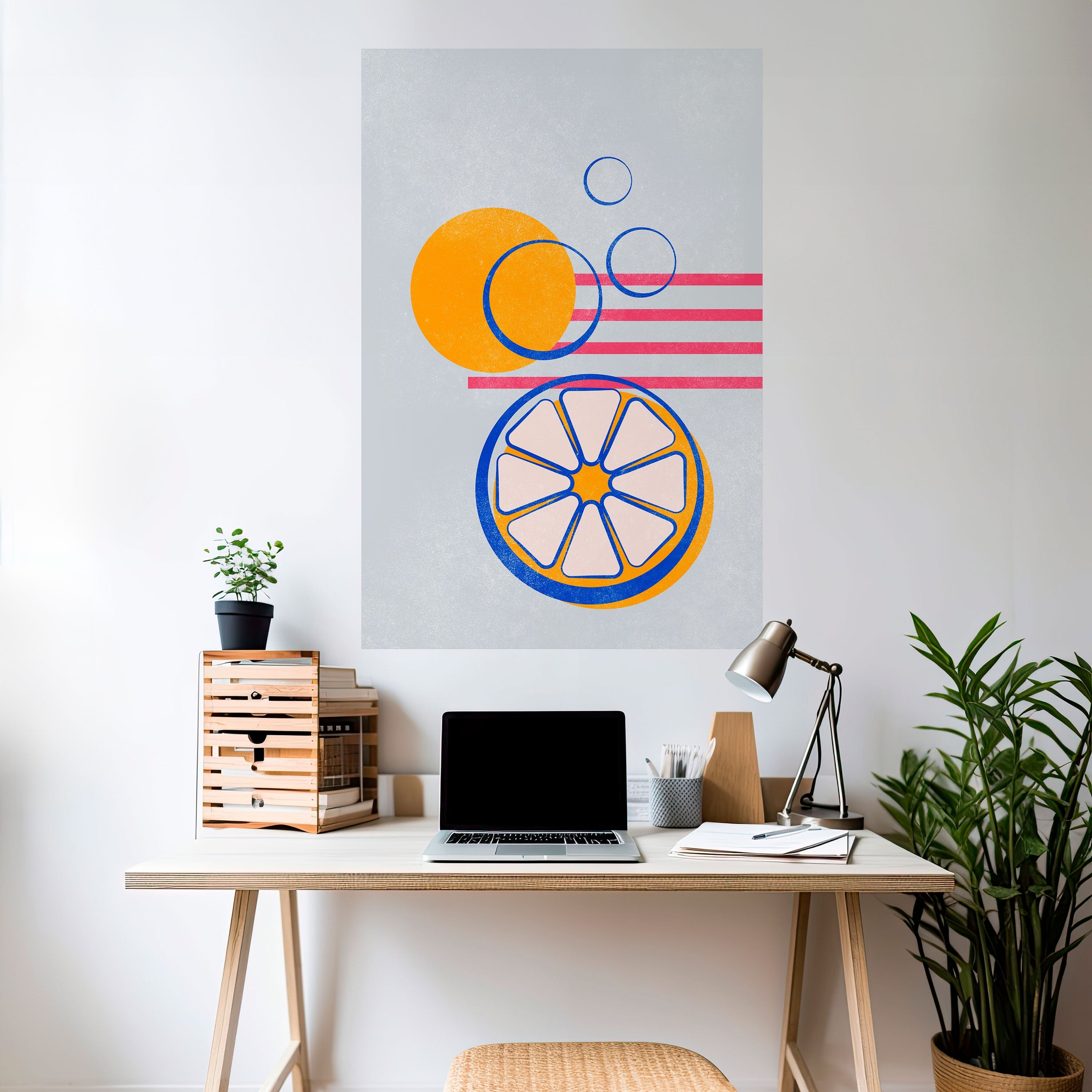 Affiche verticale autocollante CITRUS SPARK