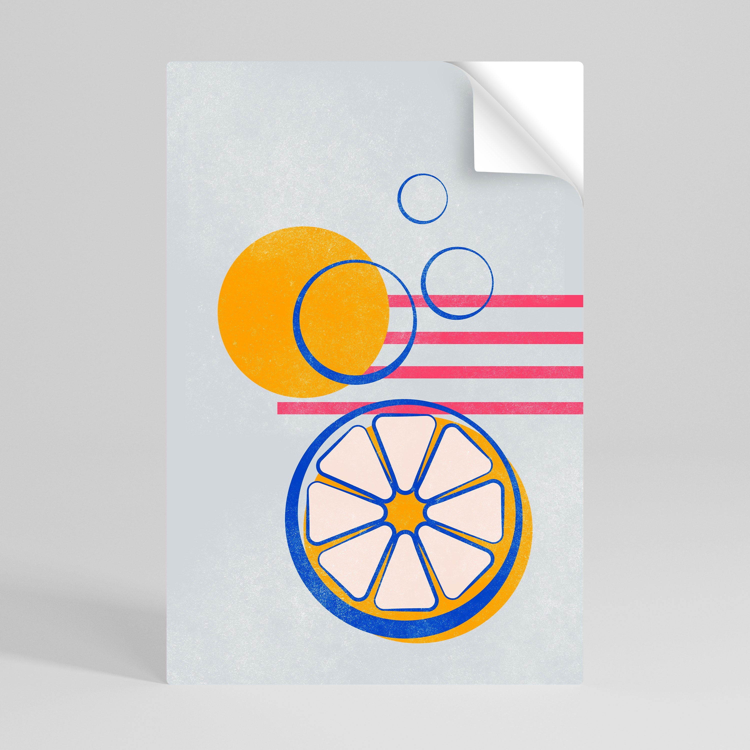 Affiche verticale autocollante CITRUS SPARK