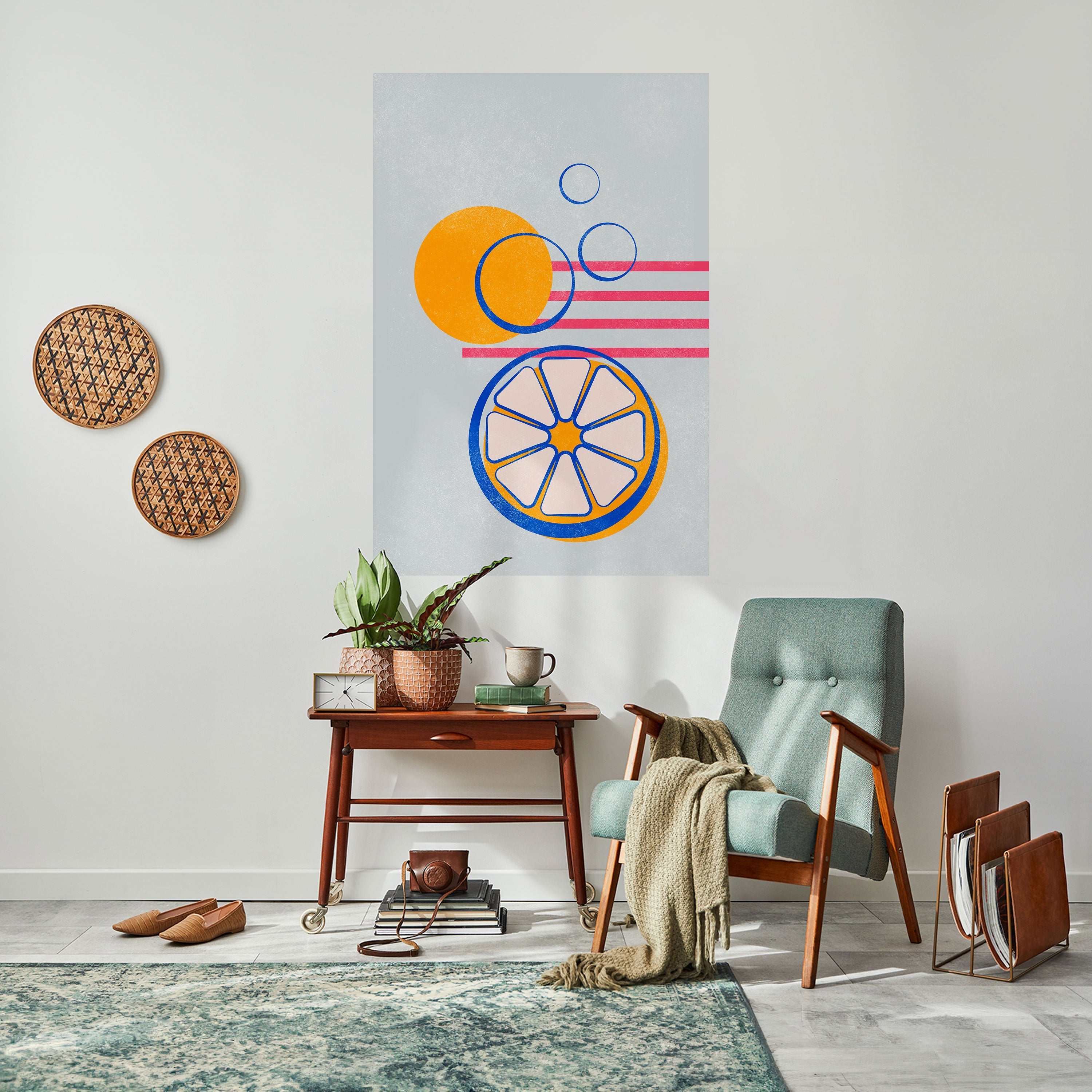 Affiche verticale autocollante CITRUS SPARK