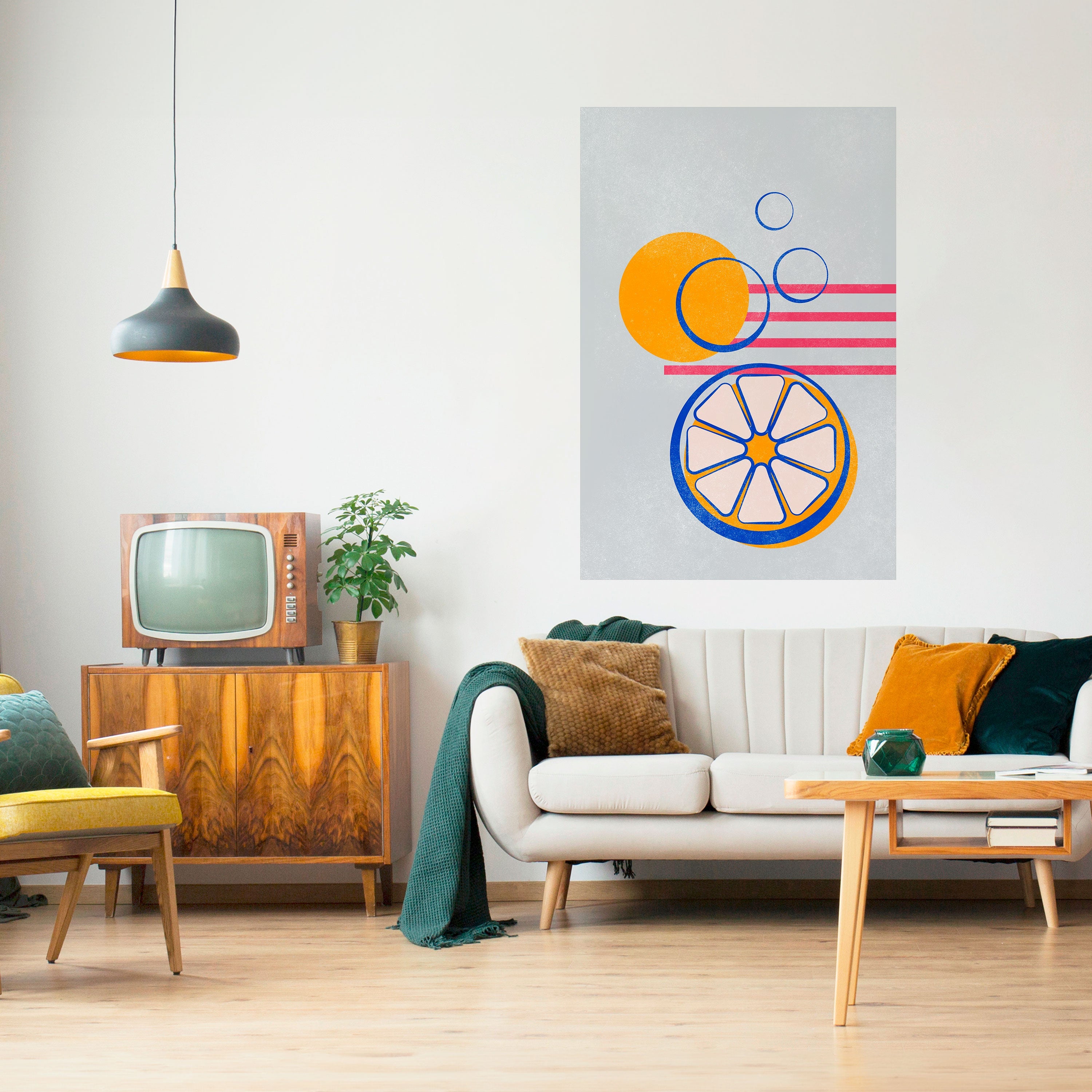 Affiche verticale autocollante CITRUS SPARK