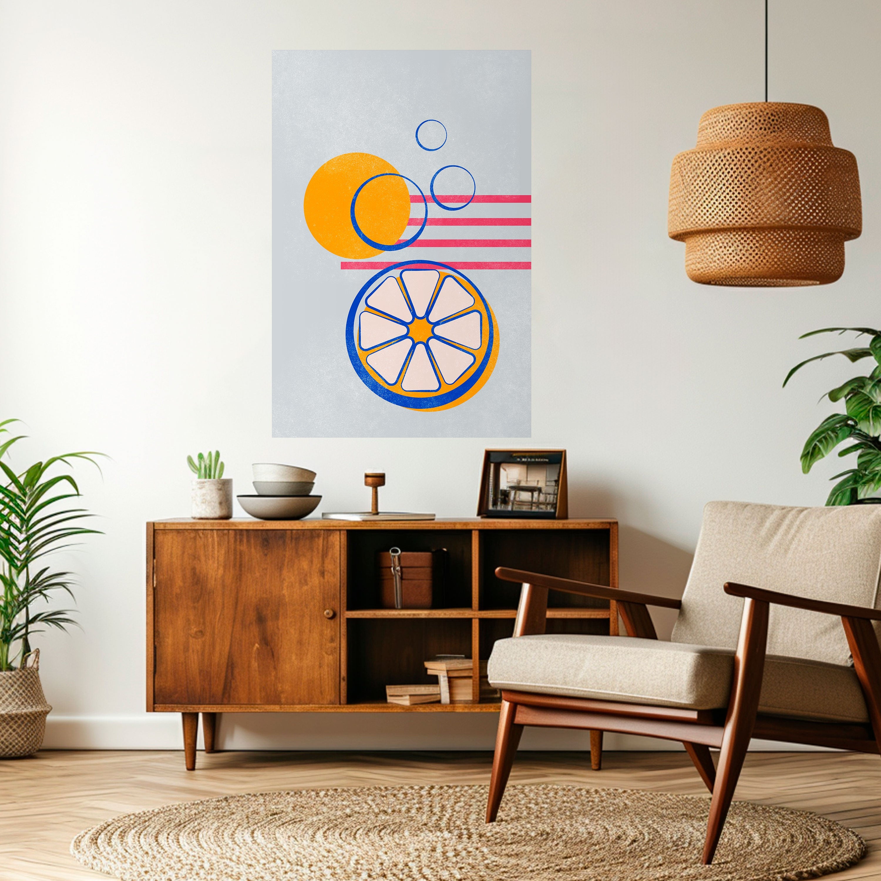 Affiche verticale autocollante CITRUS SPARK