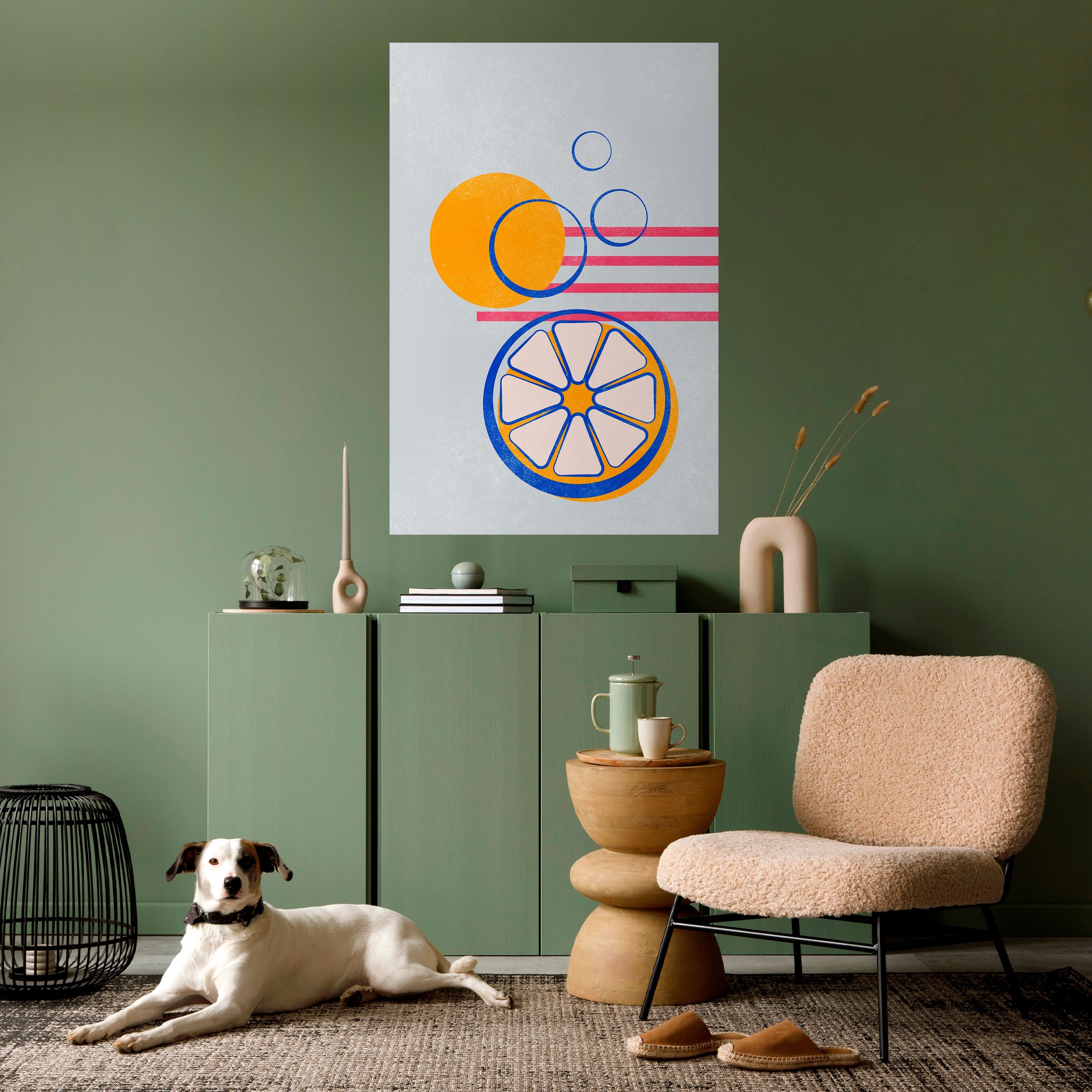 Affiche verticale autocollante CITRUS SPARK