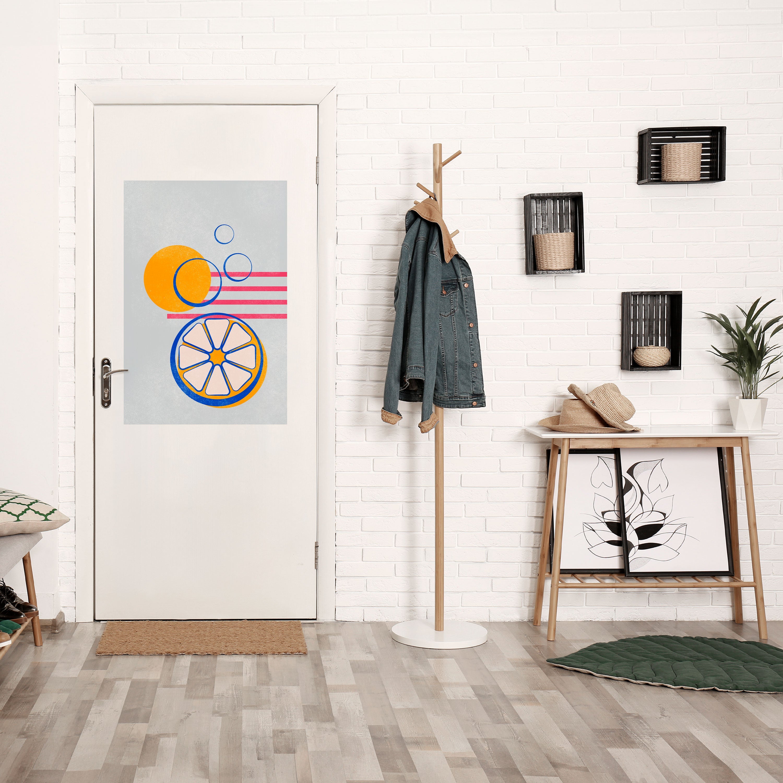 Affiche verticale autocollante CITRUS SPARK