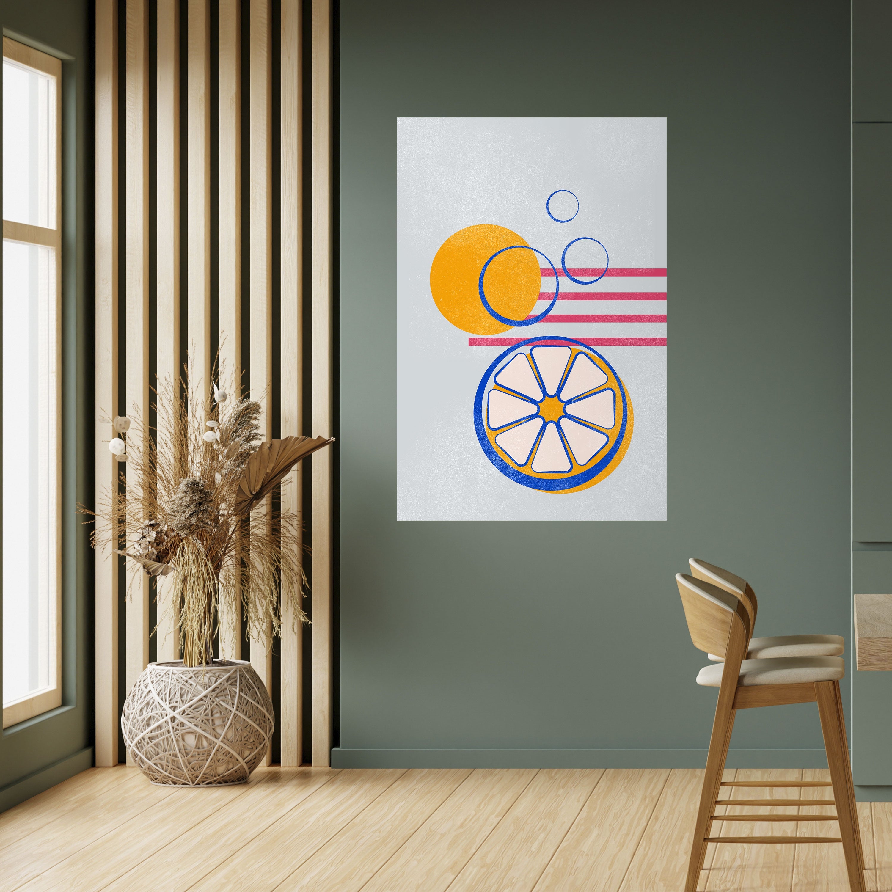 Affiche verticale autocollante CITRUS SPARK