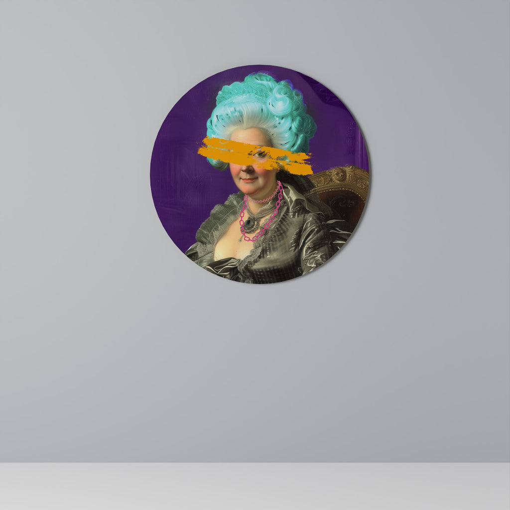 Décoration murale ronde BAROQUE CHIC