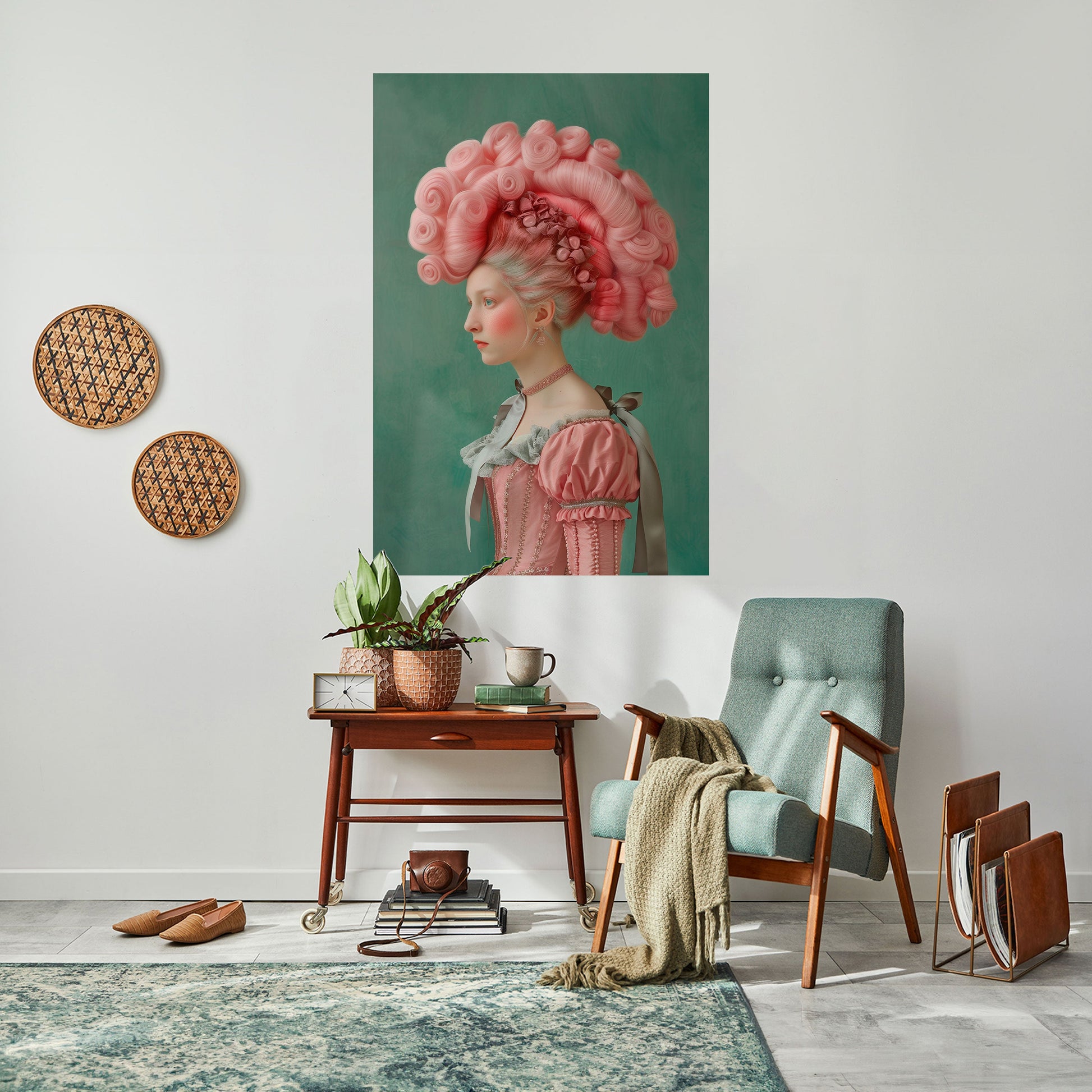 BAROQUE FUSION Peel and Stick Vertical Poster