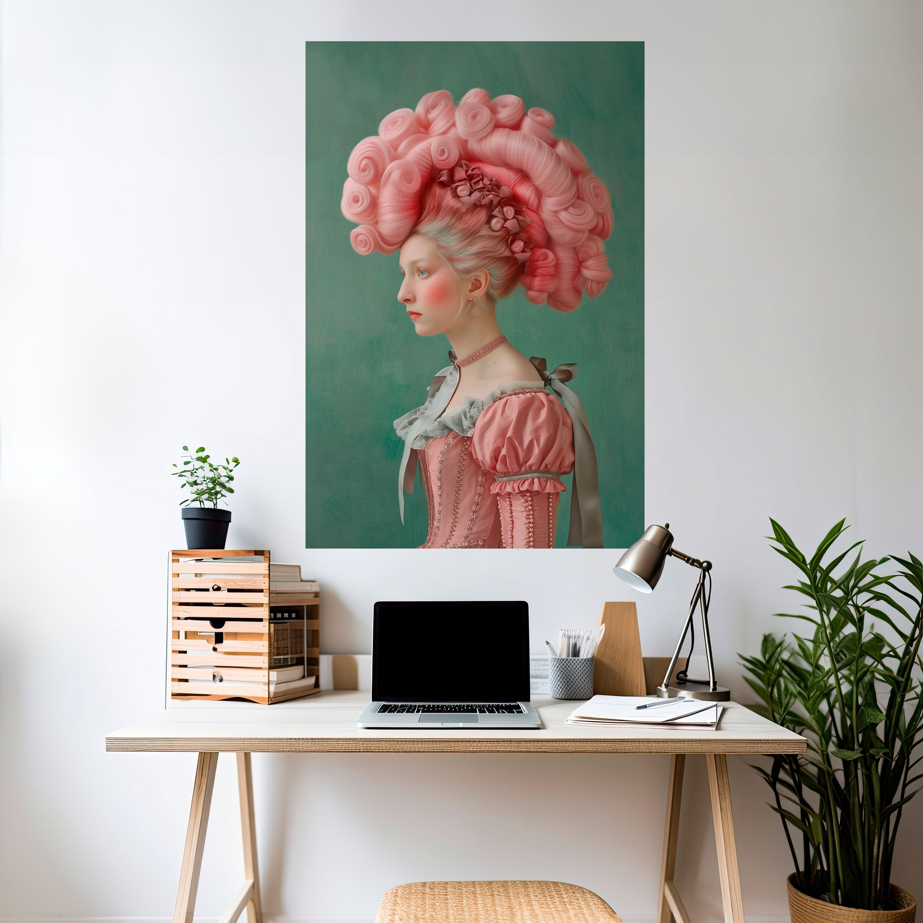 Affiche verticale autocollante FUSION BAROQUE