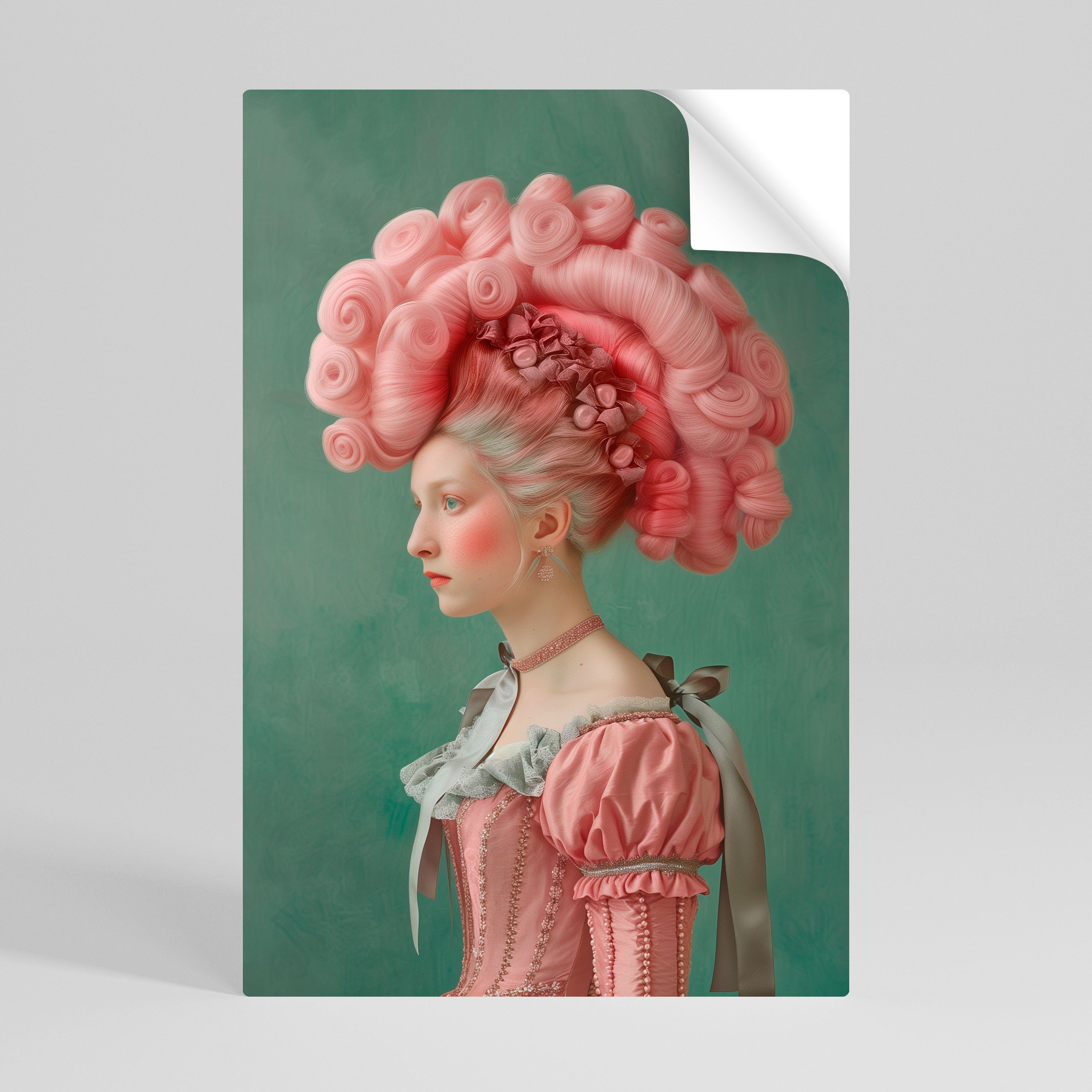 Affiche verticale autocollante FUSION BAROQUE