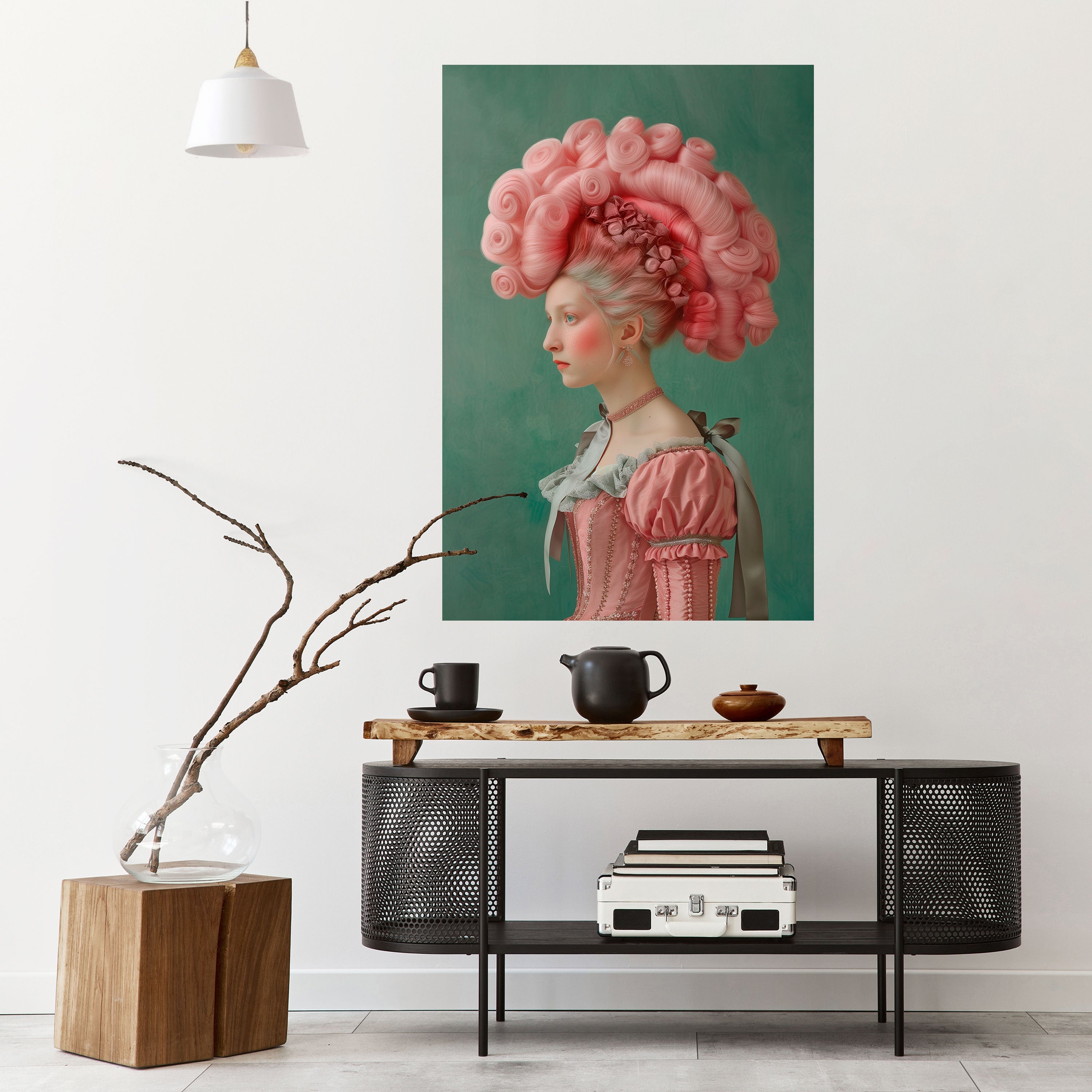 Affiche verticale autocollante FUSION BAROQUE