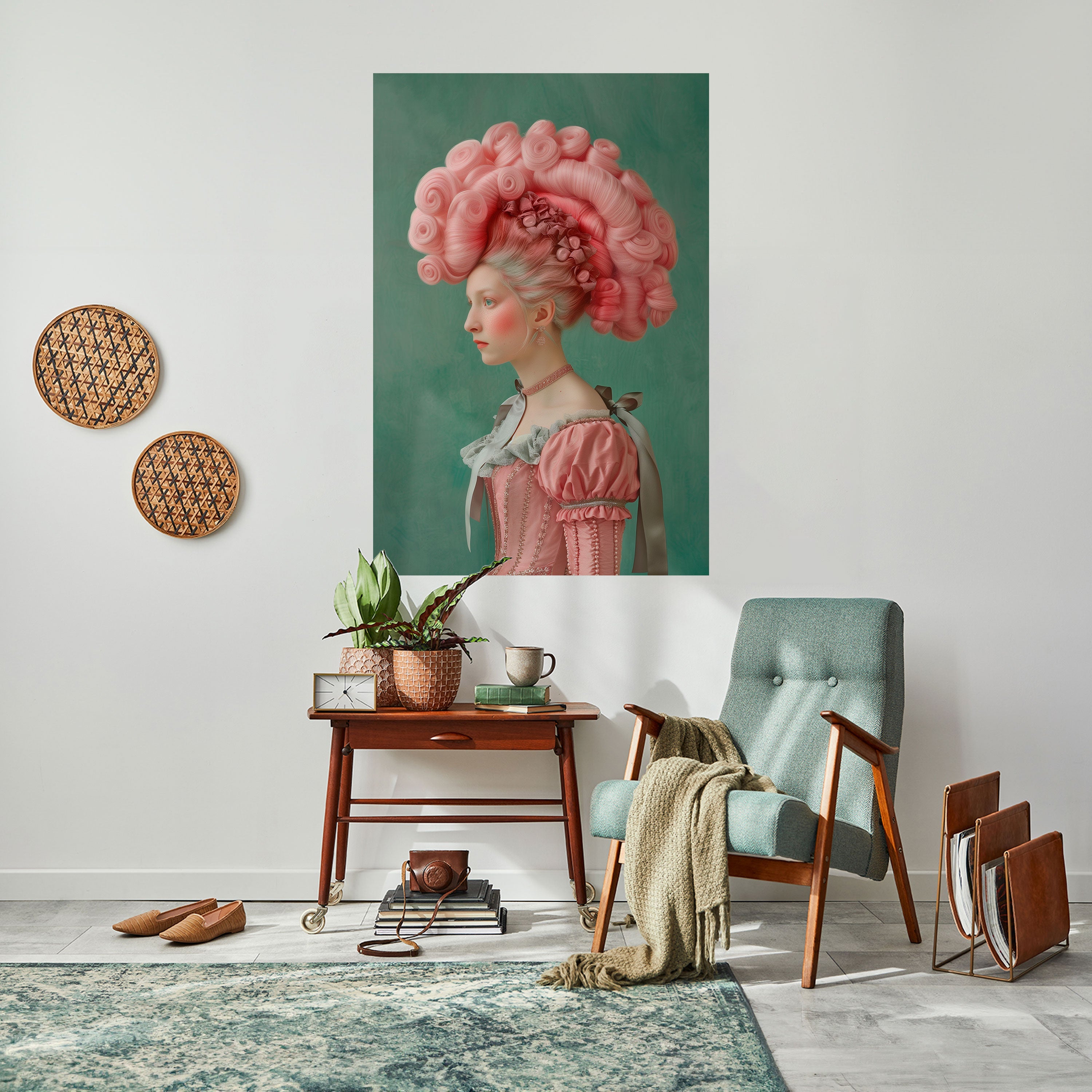 Affiche verticale autocollante FUSION BAROQUE